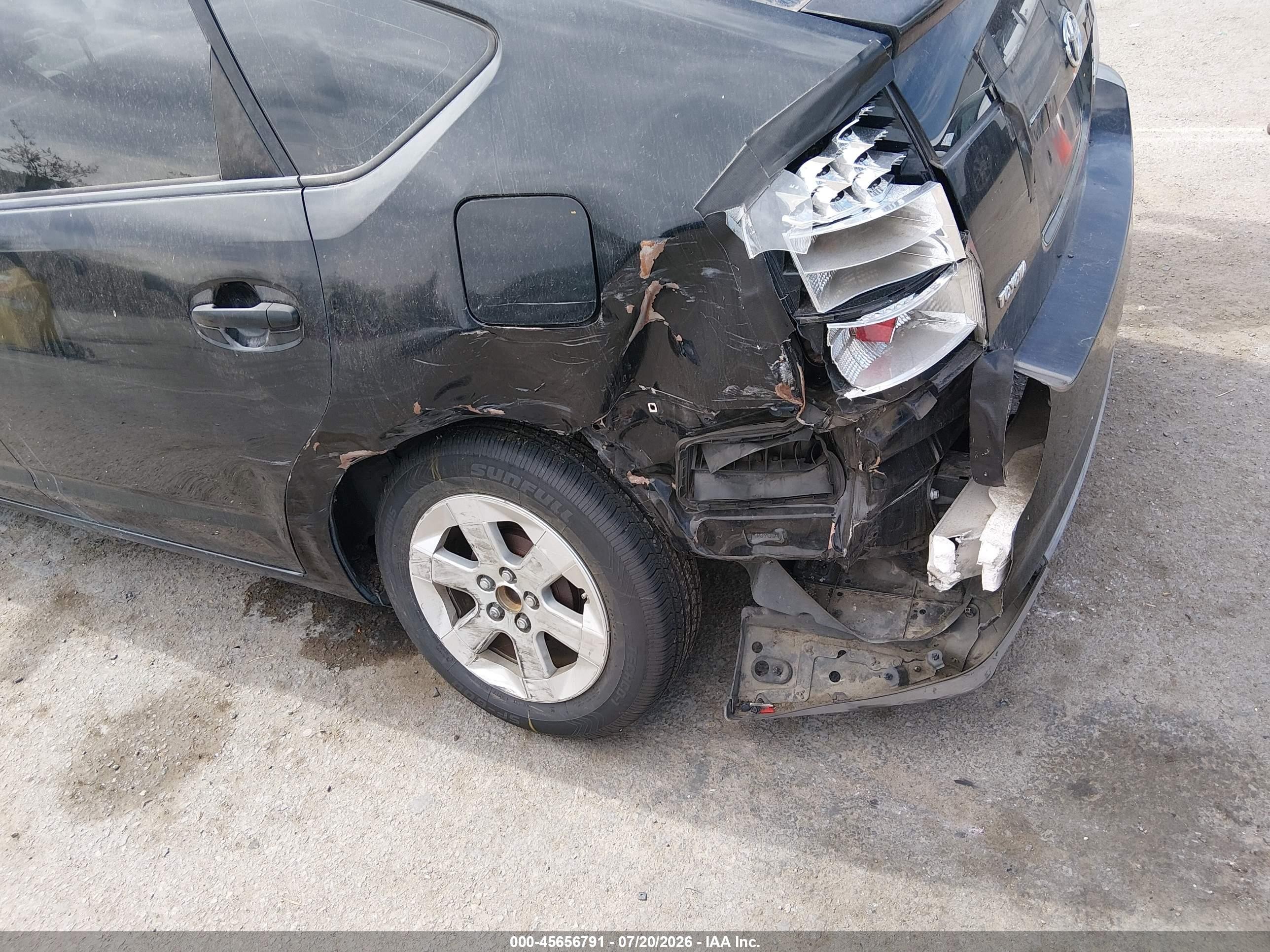 2008 Toyota Prius   Black vin: JTDKB20U083394935