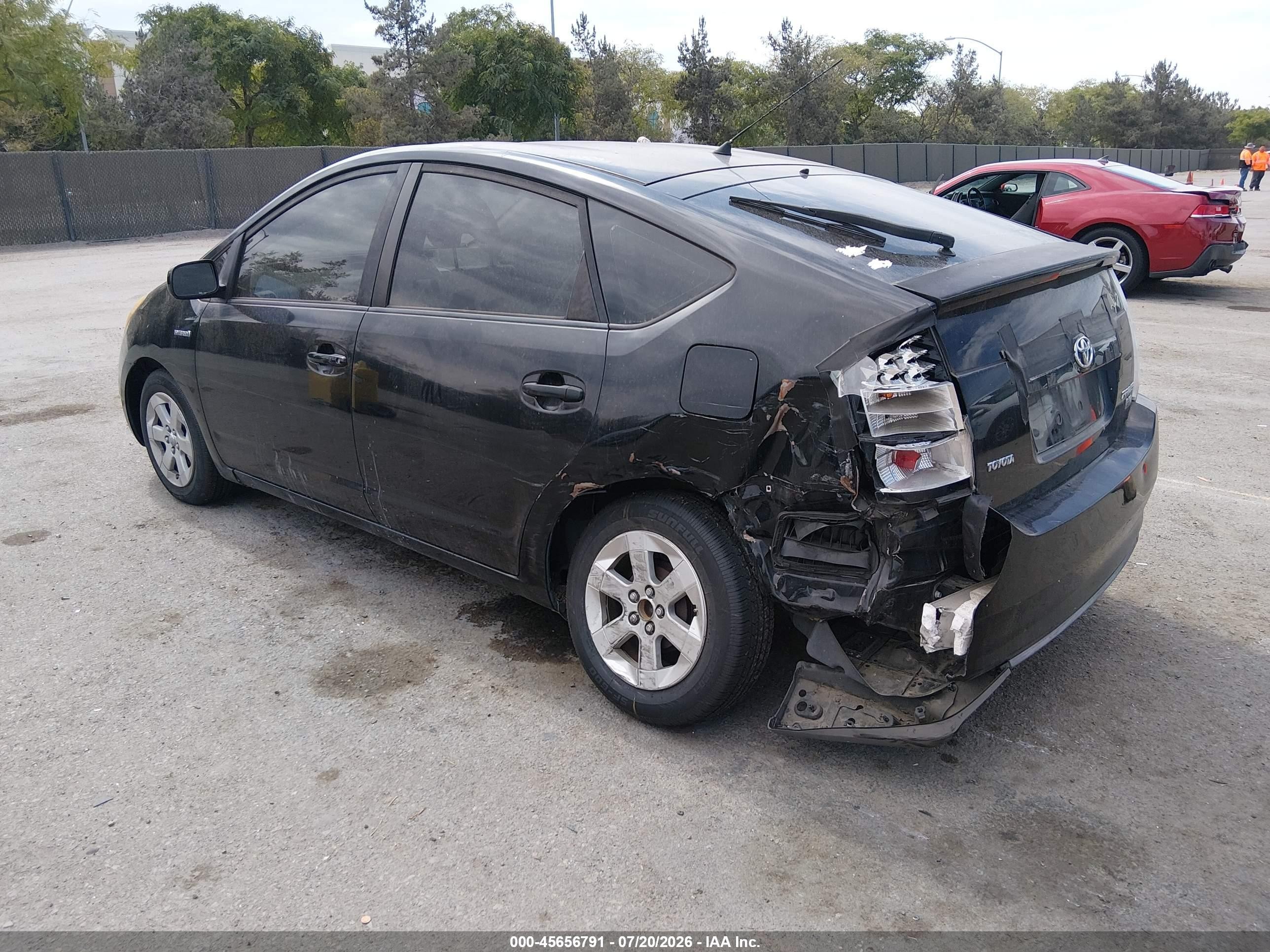 2008 Toyota Prius   Black vin: JTDKB20U083394935