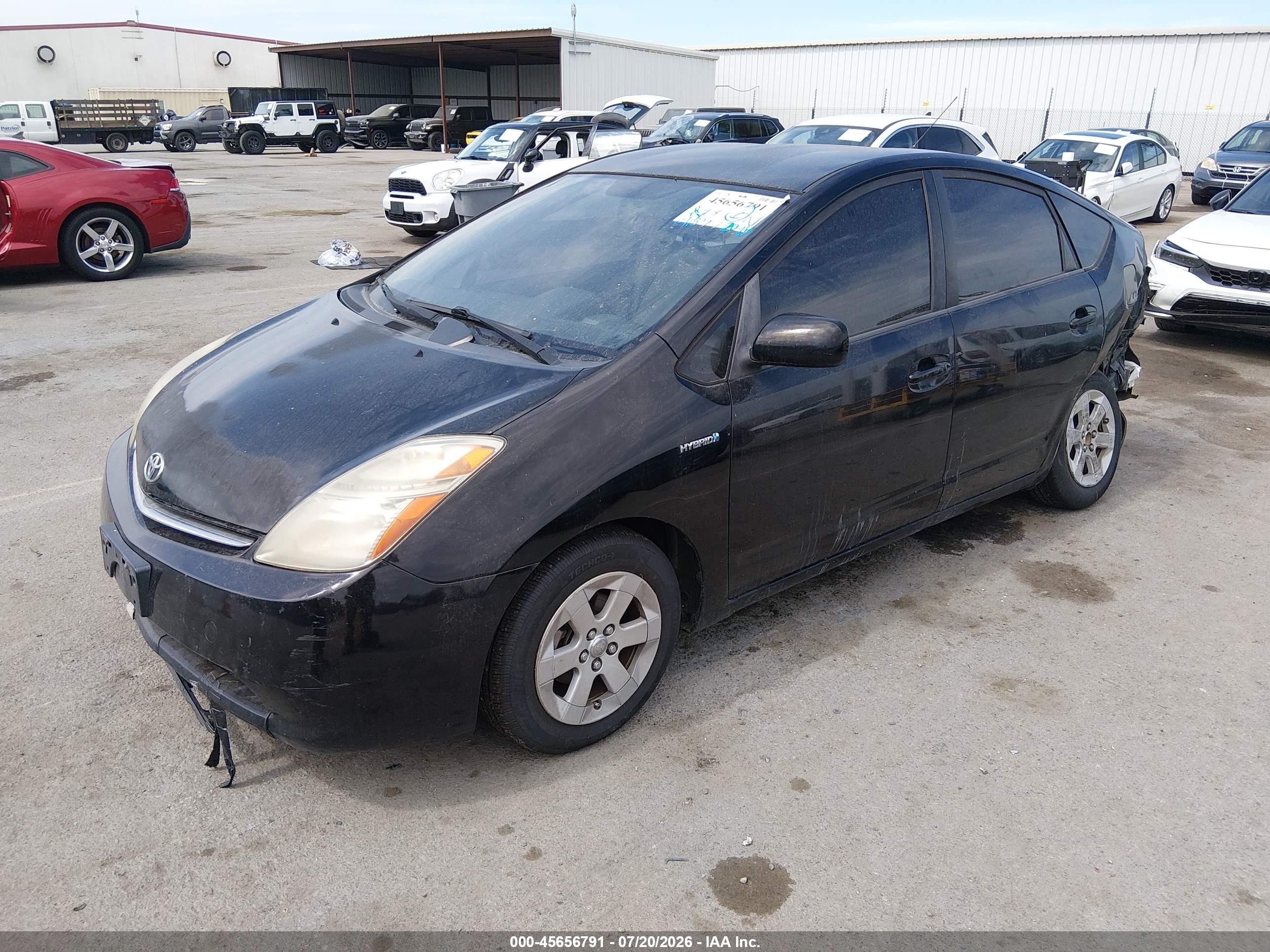 2008 Toyota Prius   Black vin: JTDKB20U083394935