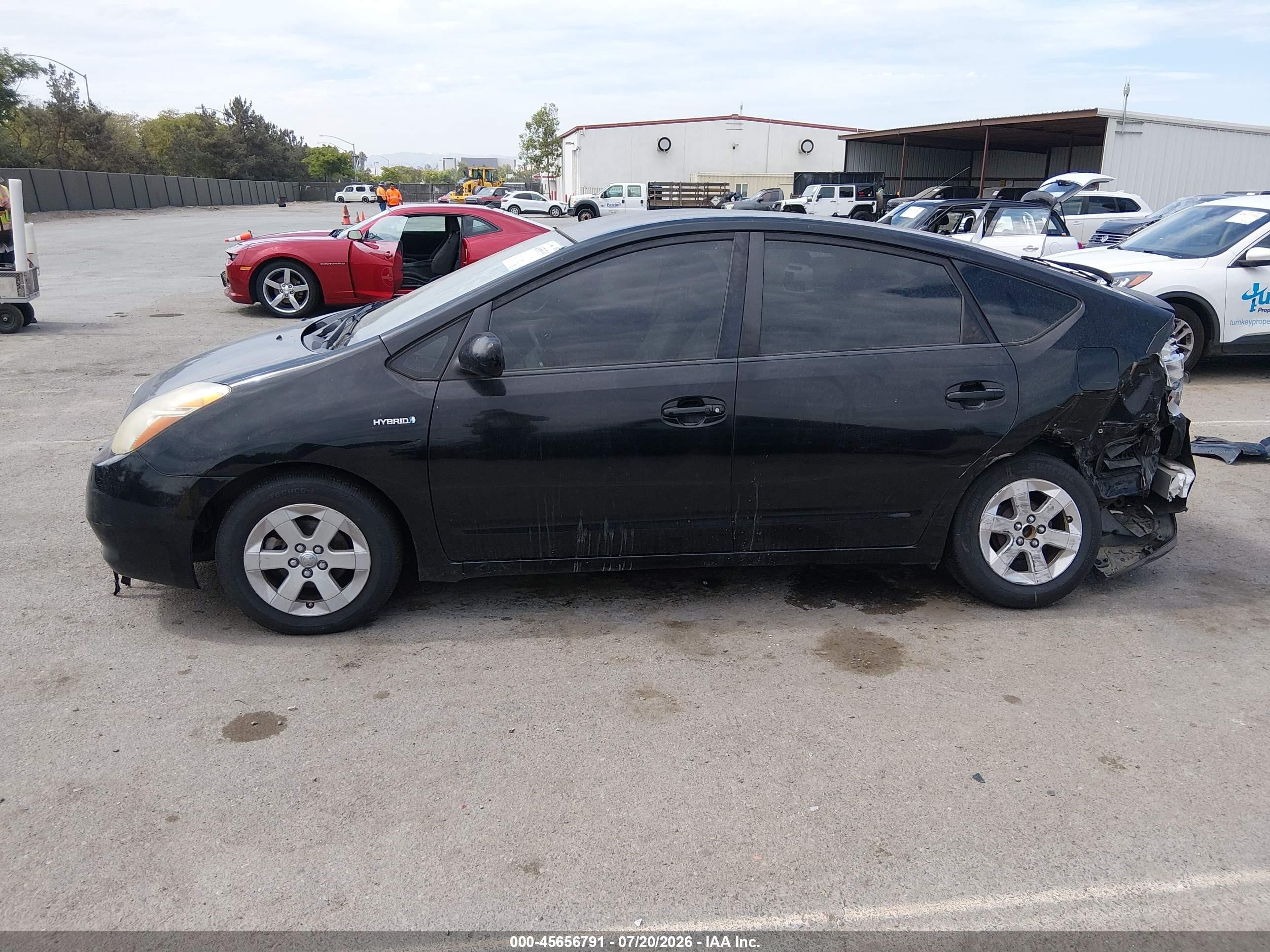 2008 Toyota Prius   Black vin: JTDKB20U083394935