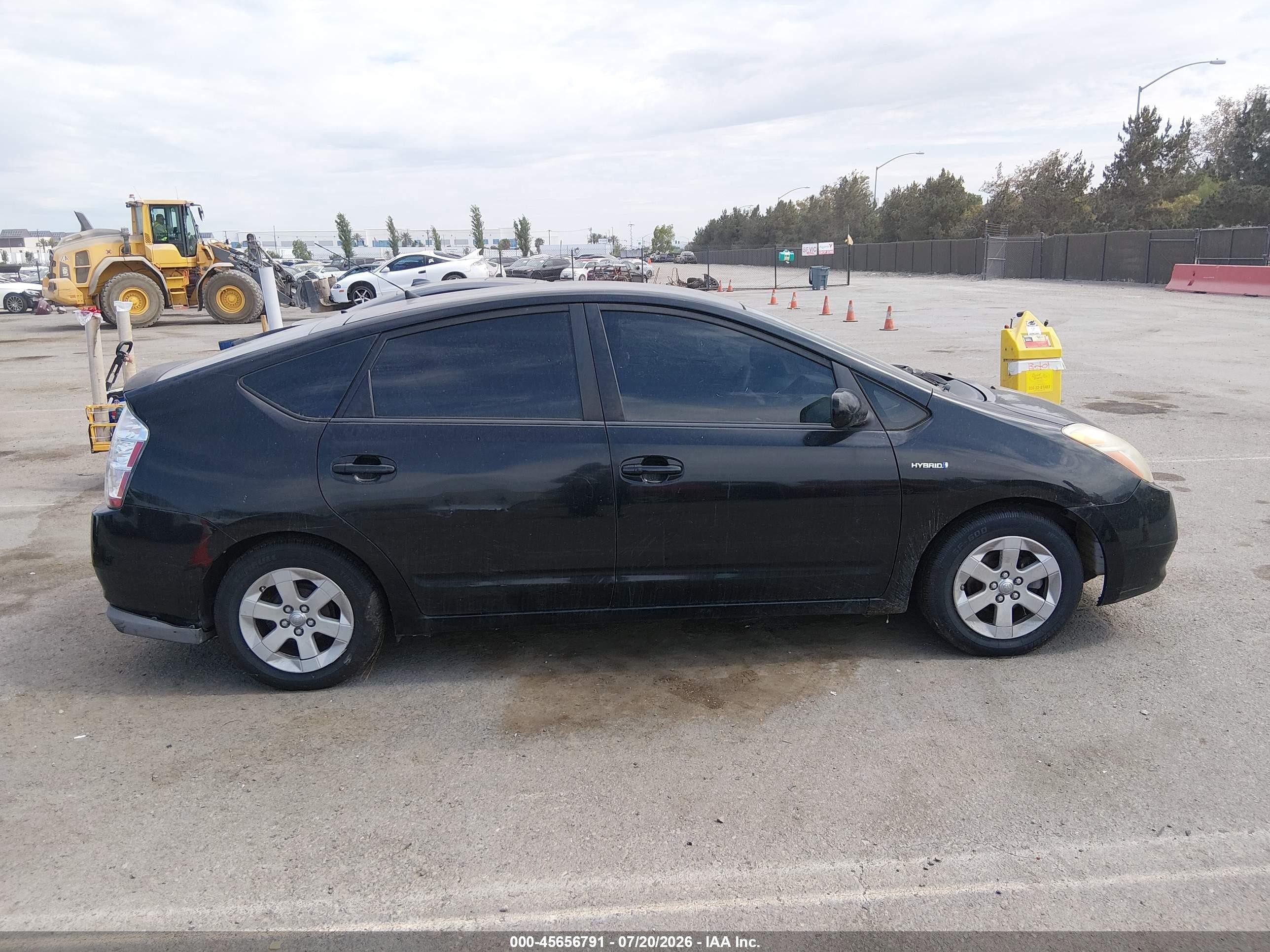 2008 Toyota Prius   Black vin: JTDKB20U083394935