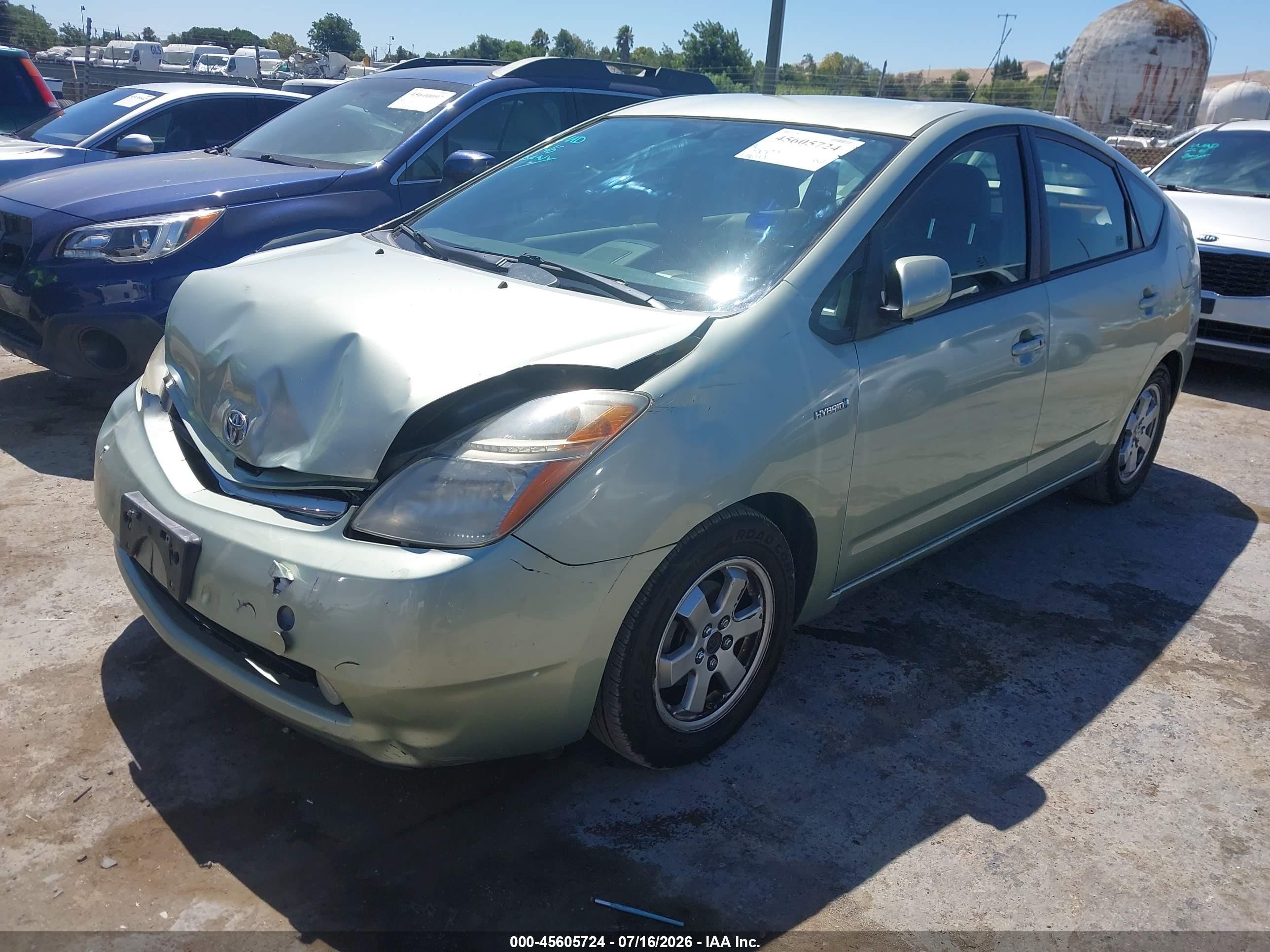 2008 Toyota Prius   Green vin: JTDKB20U083398676