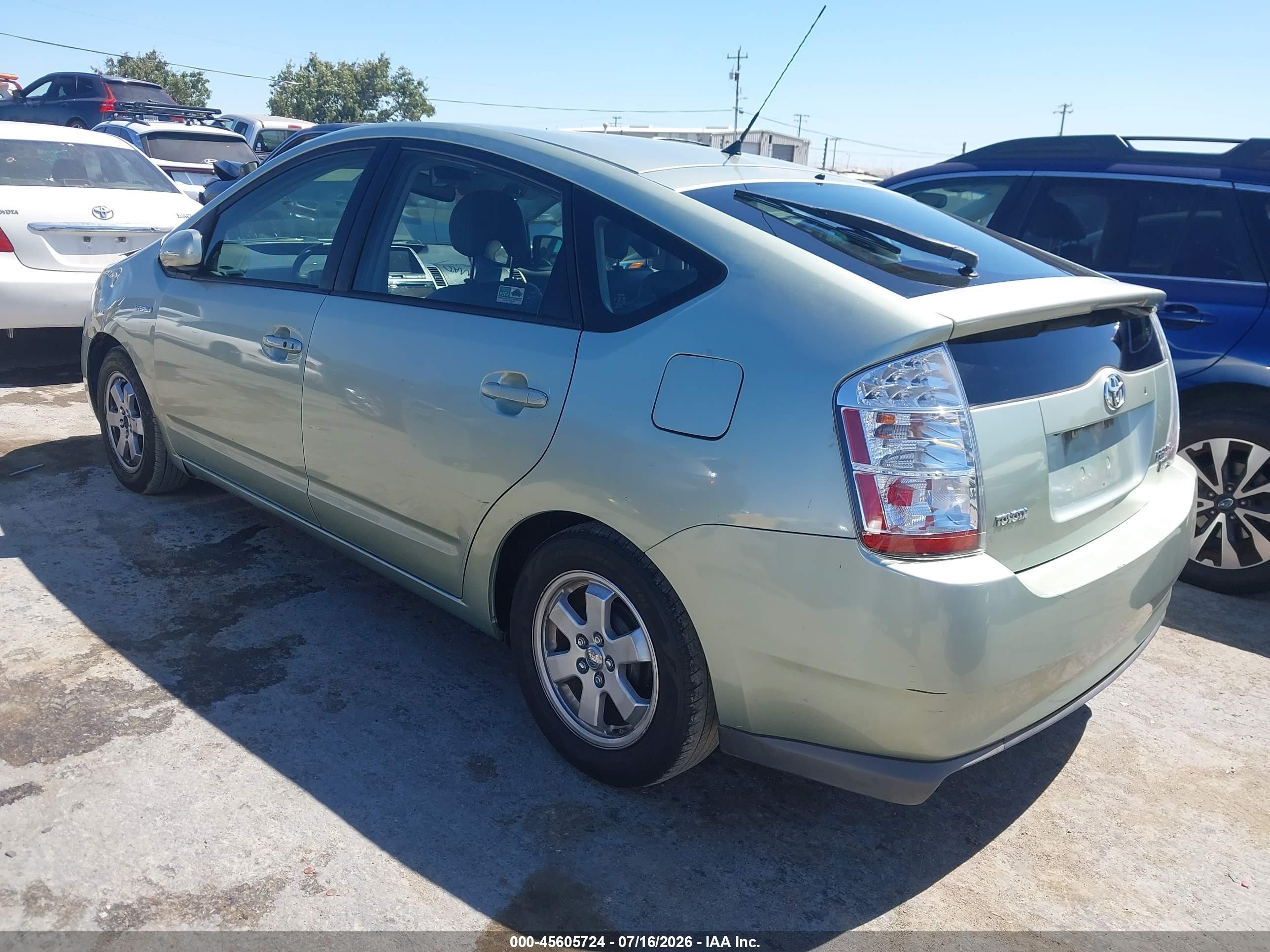 2008 Toyota Prius   Green vin: JTDKB20U083398676