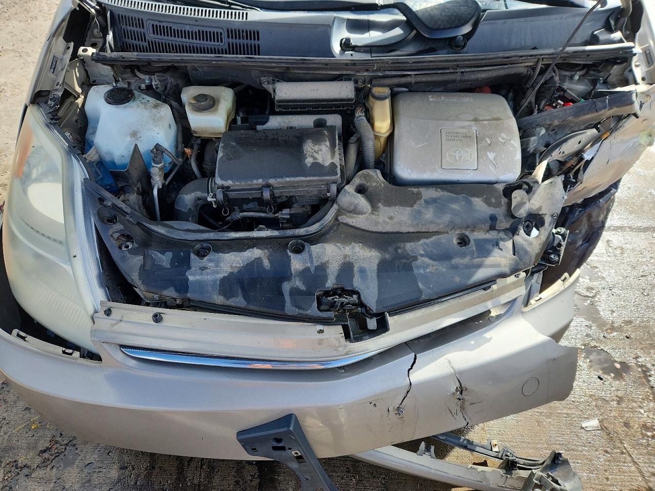 2008 Toyota Prius Base Желто-коричневый vin: JTDKB20U083399553