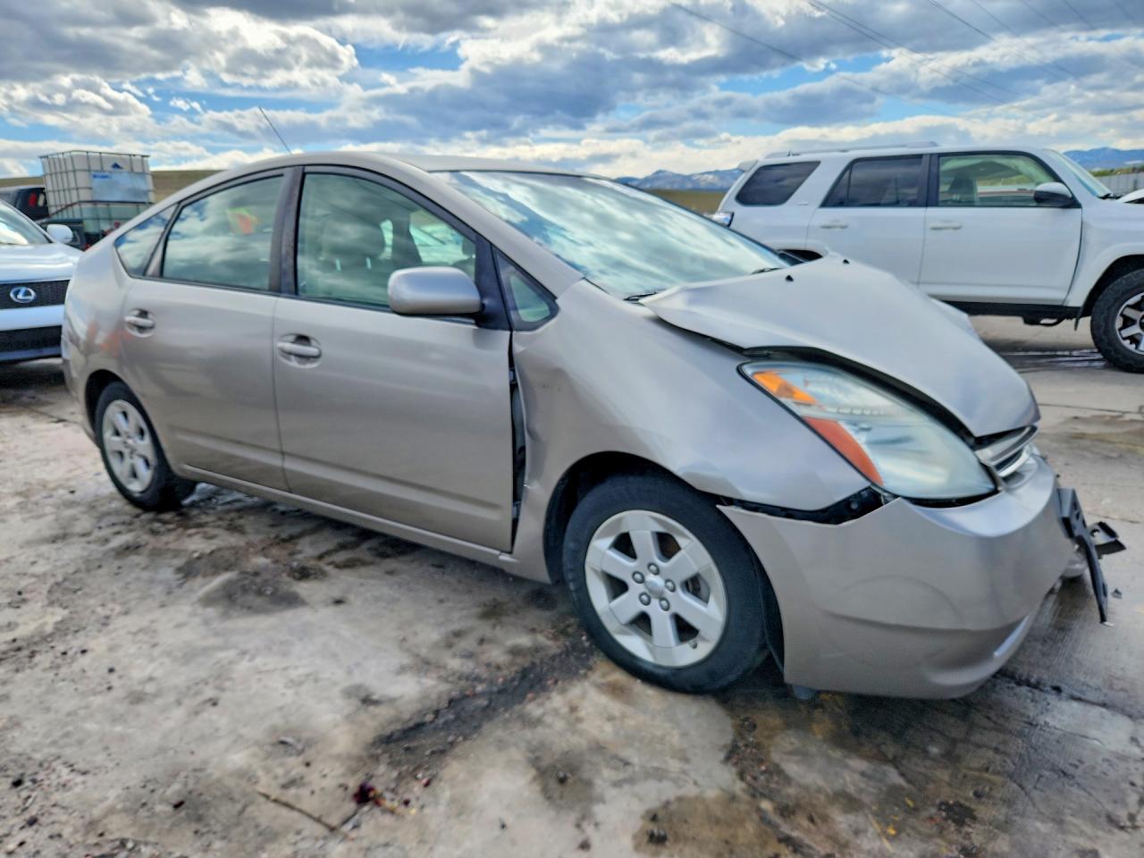 2008 Toyota Prius Base Желто-коричневый vin: JTDKB20U083399553