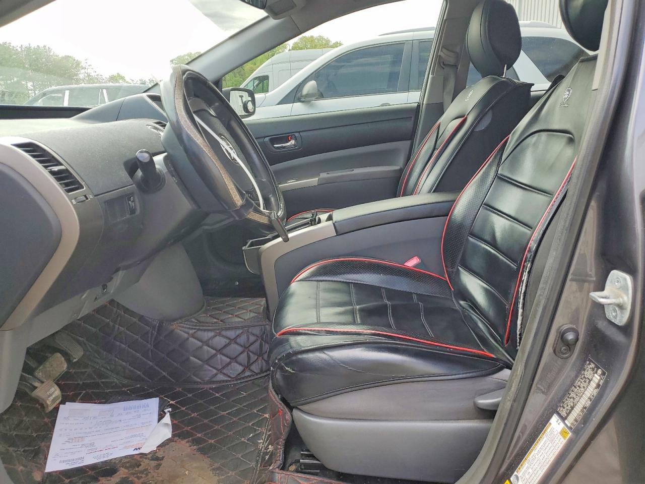 2008 Toyota Prius Base Gray vin: JTDKB20U083404573
