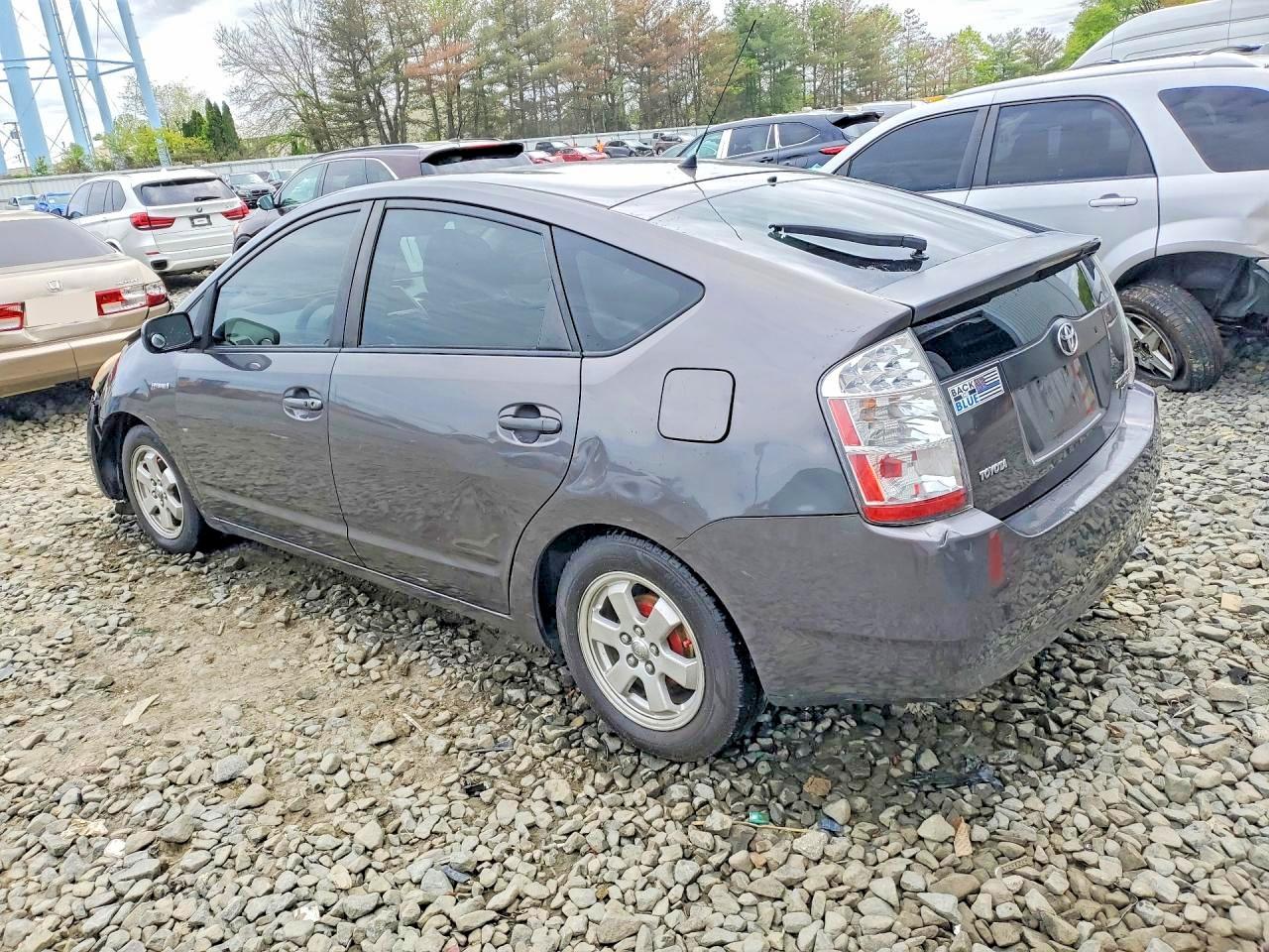 2008 Toyota Prius Base Gray vin: JTDKB20U083404573