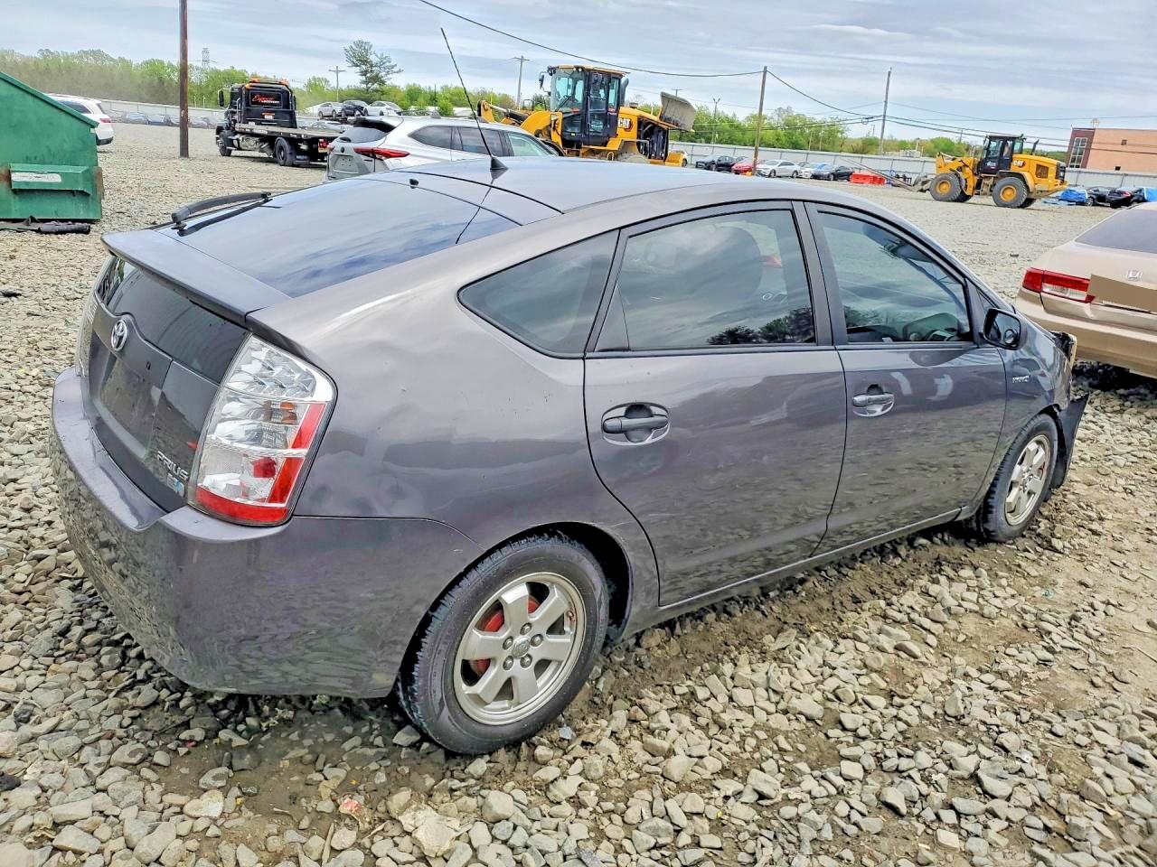 2008 Toyota Prius Base Gray vin: JTDKB20U083404573