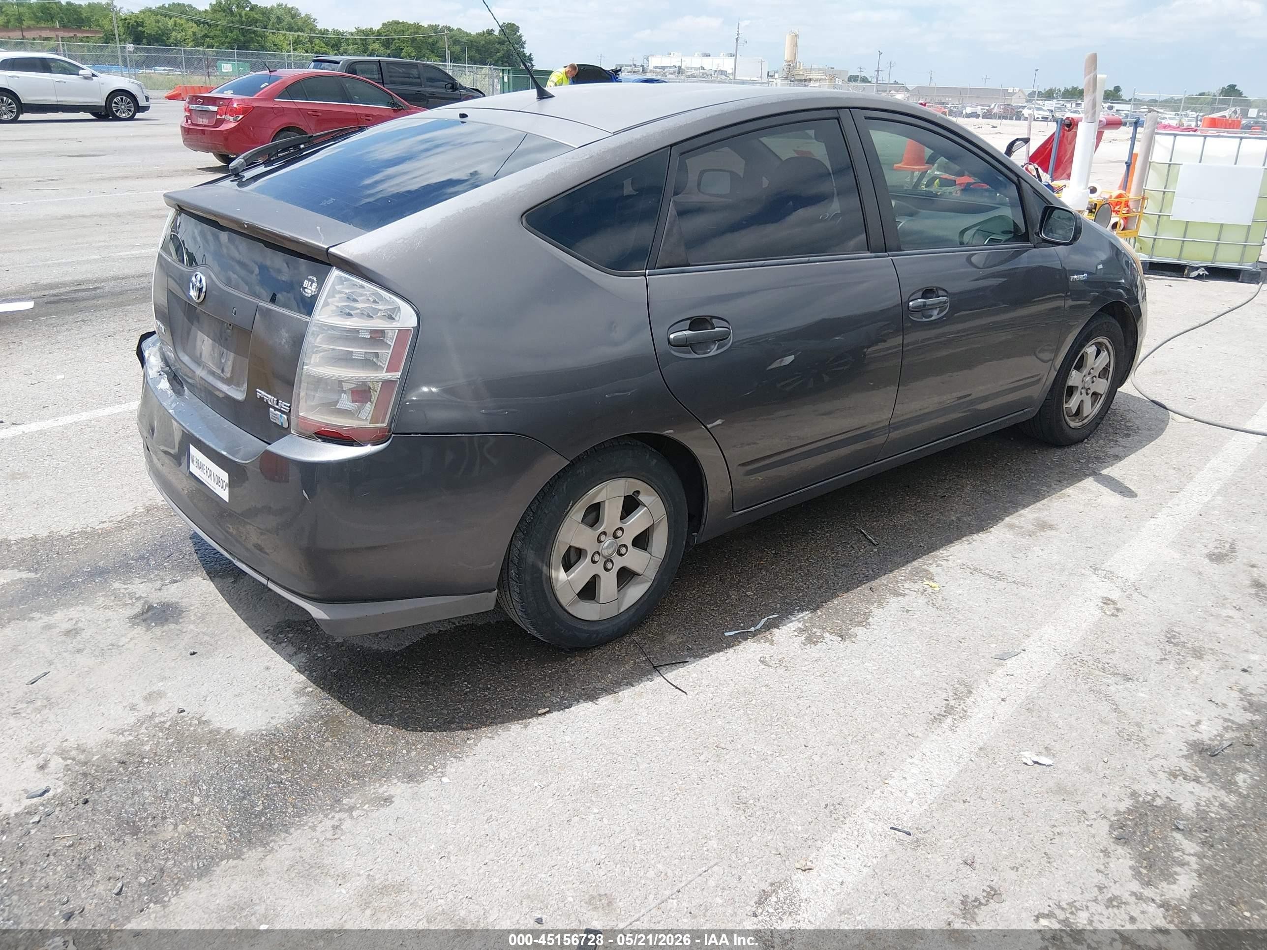 2008 Toyota Prius   Gray vin: JTDKB20U083425438