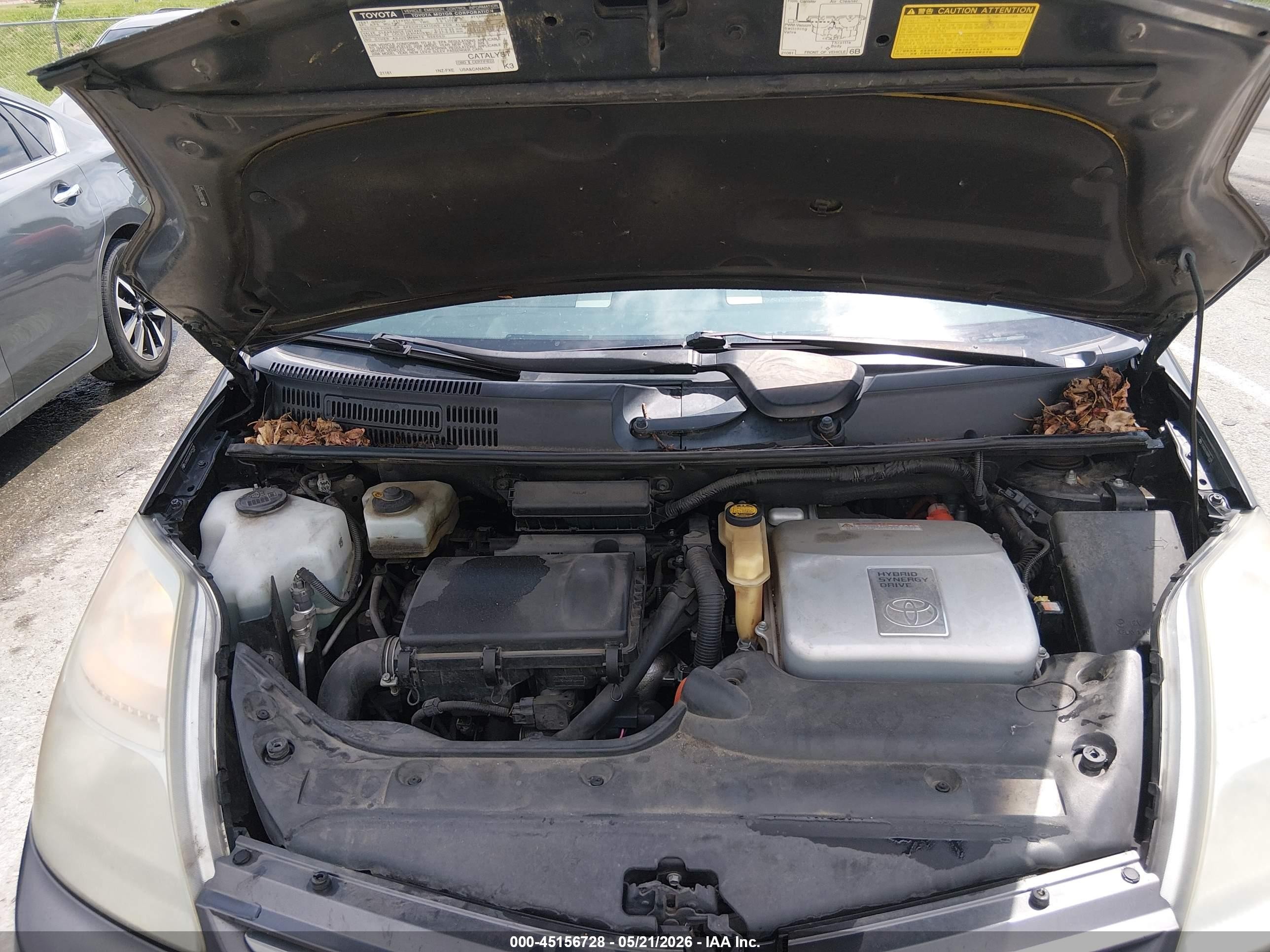2008 Toyota Prius   Gray vin: JTDKB20U083425438