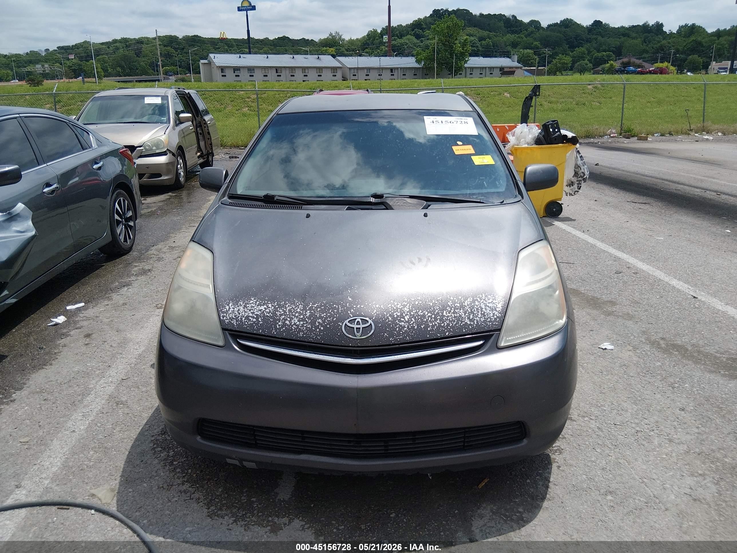 2008 Toyota Prius   Gray vin: JTDKB20U083425438