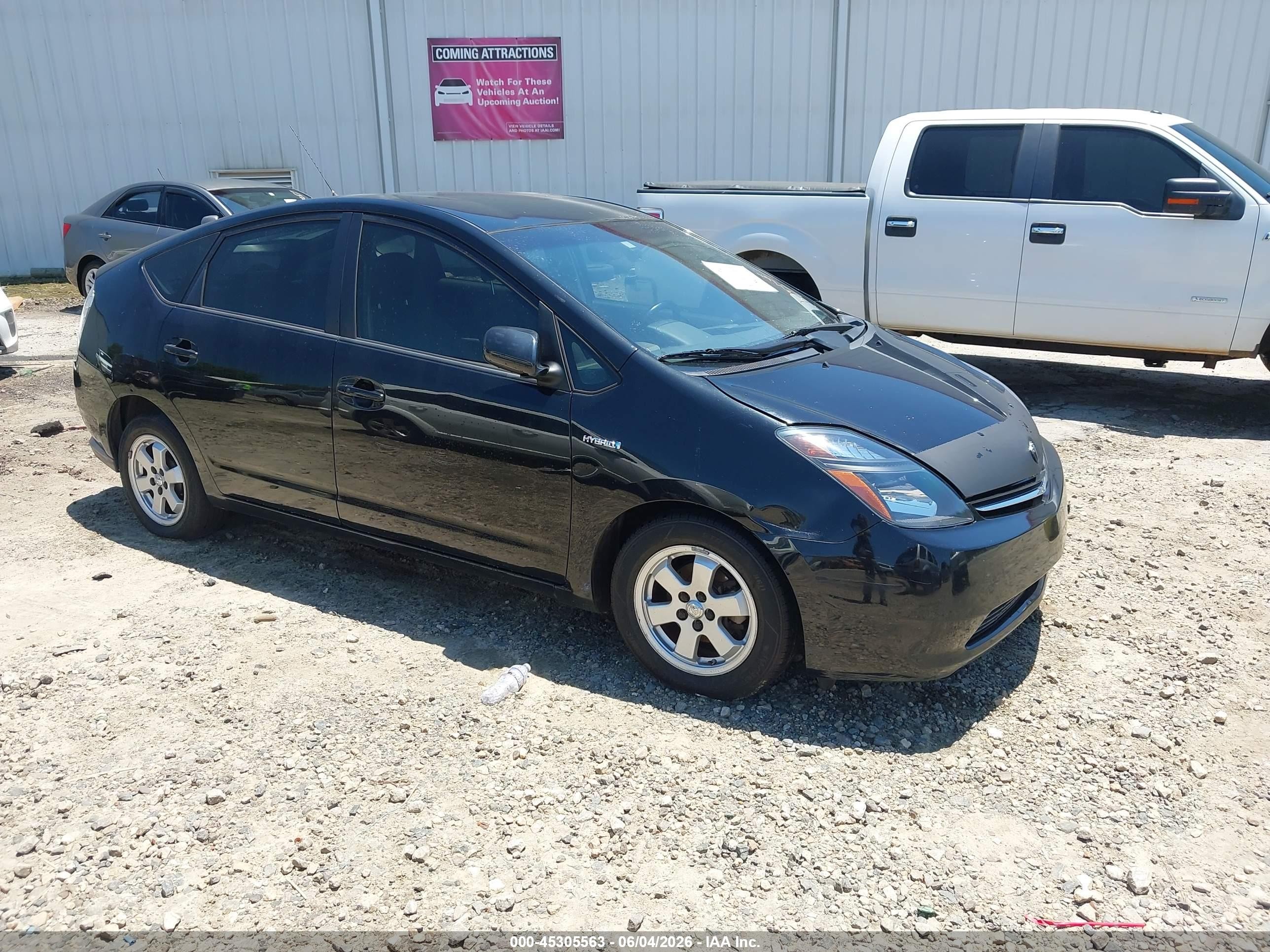 2008 Toyota Prius   Black vin: JTDKB20U083439579
