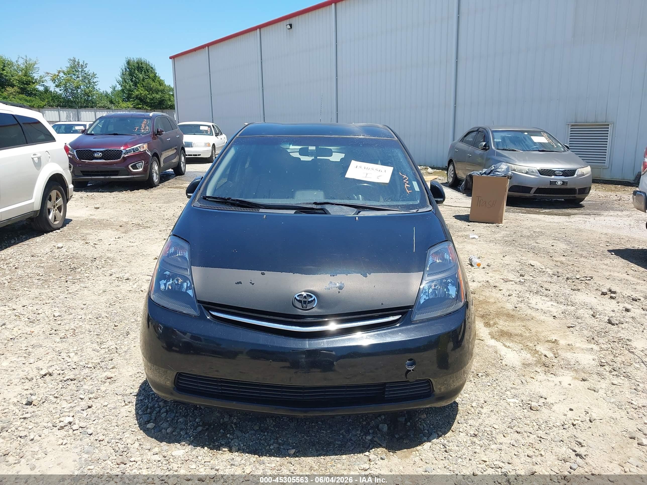 2008 Toyota Prius   Black vin: JTDKB20U083439579
