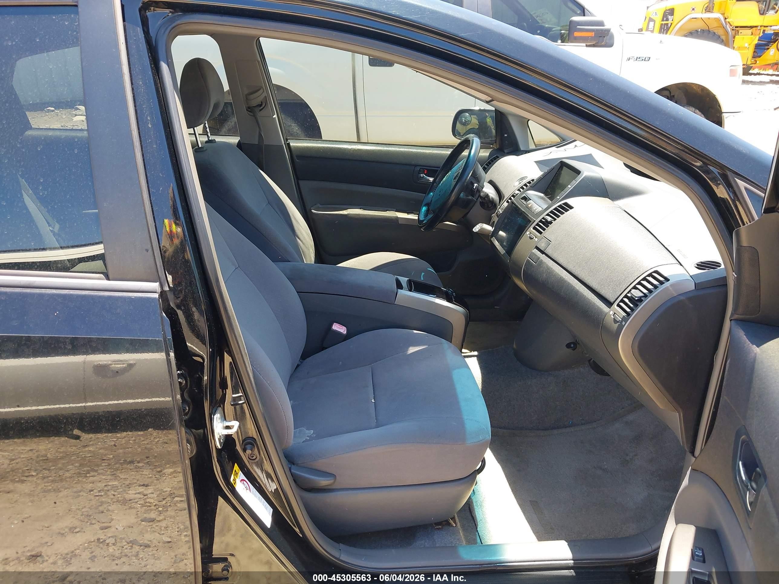 2008 Toyota Prius   Black vin: JTDKB20U083439579