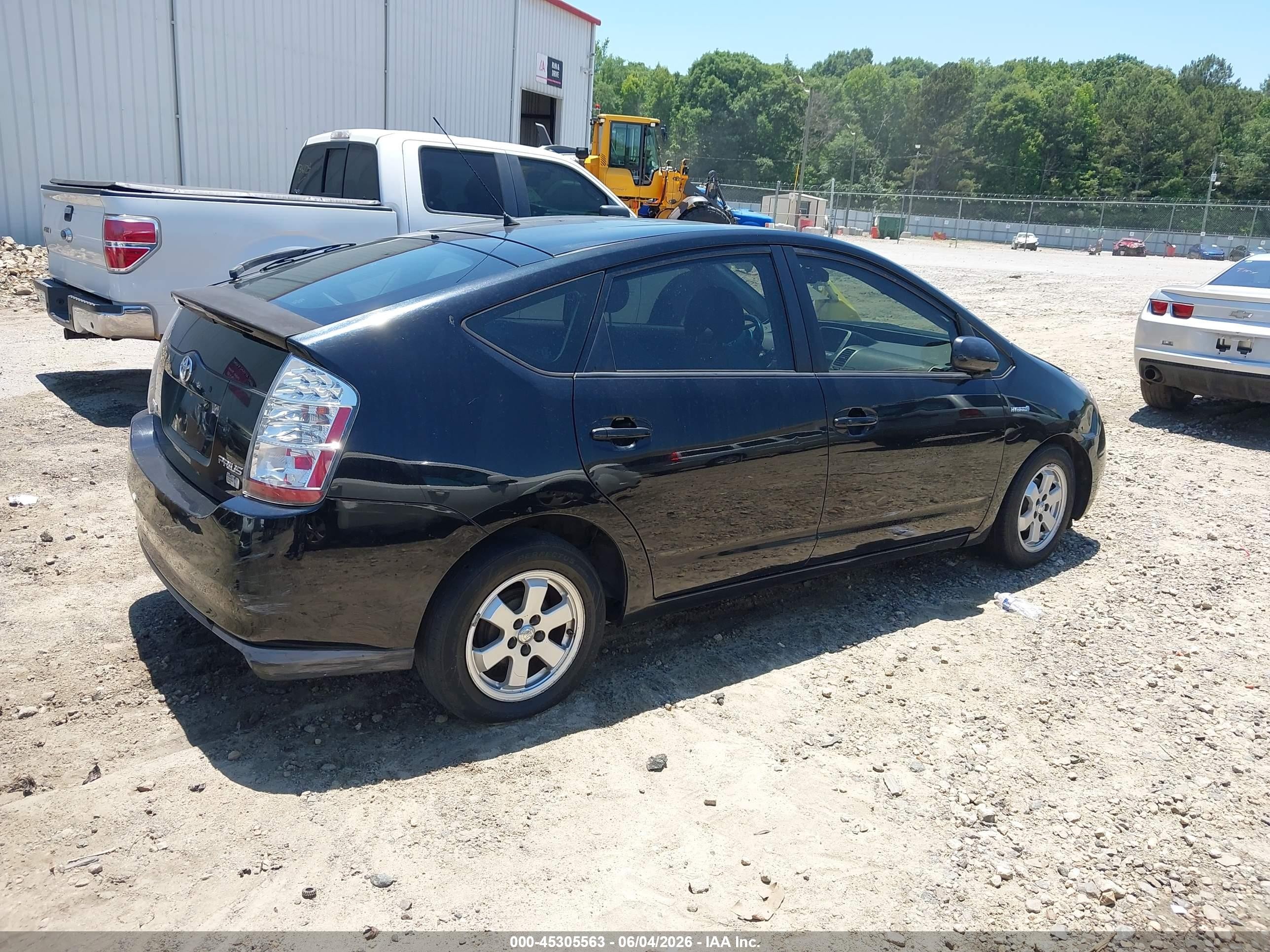 2008 Toyota Prius   Black vin: JTDKB20U083439579