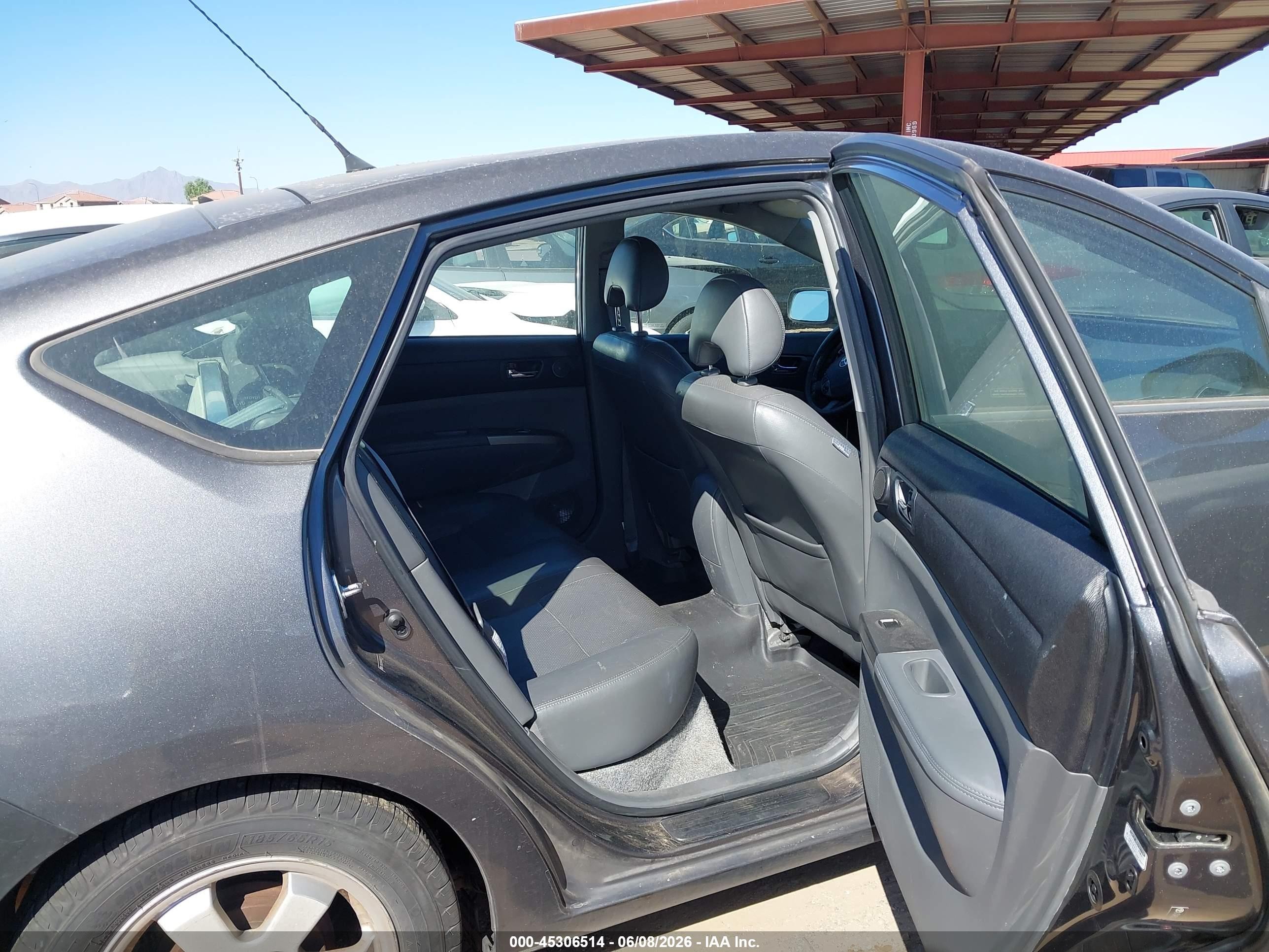2008 Toyota Prius   Gray vin: JTDKB20U083443115