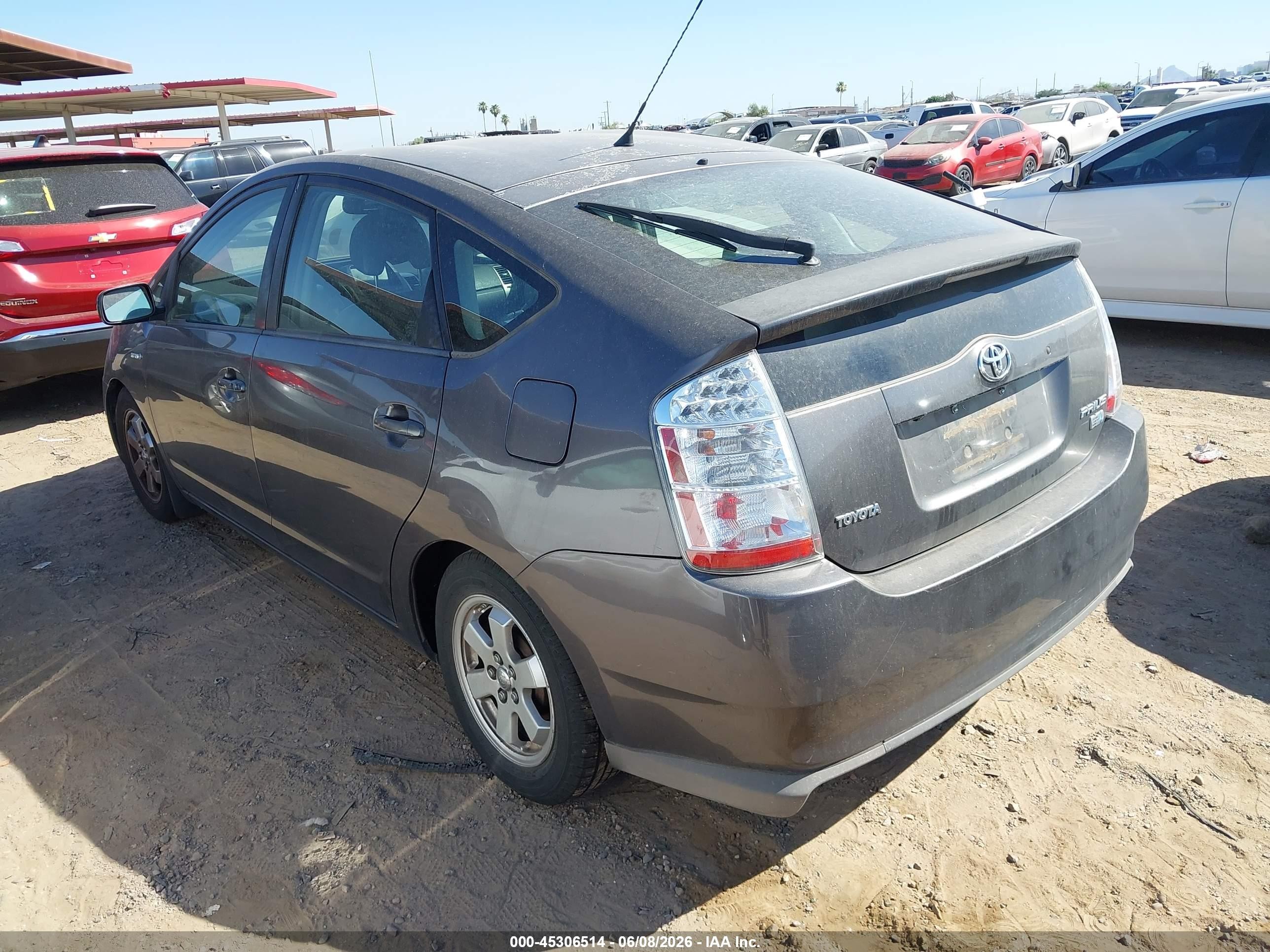 2008 Toyota Prius   Gray vin: JTDKB20U083443115