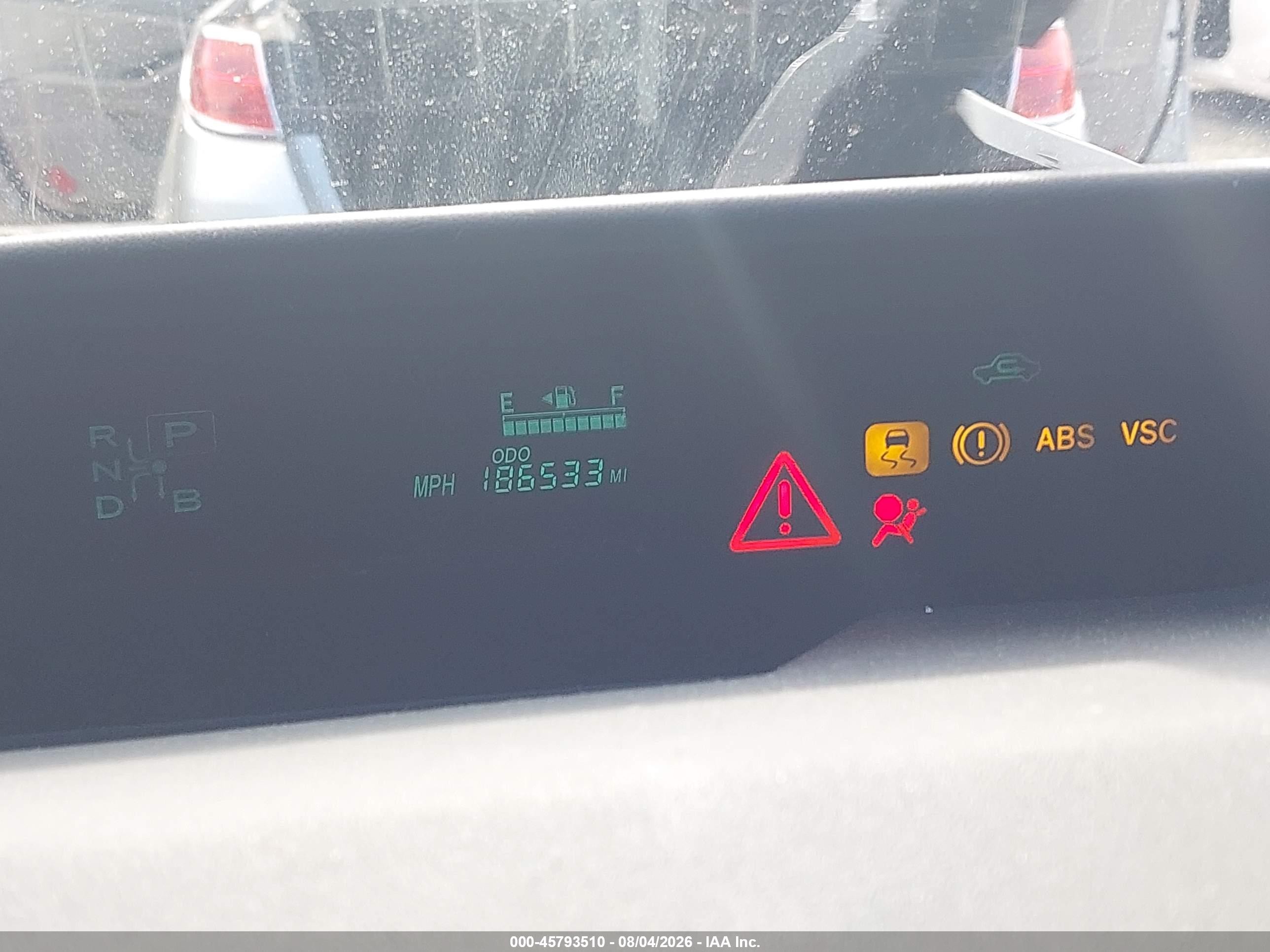 2008 Toyota Prius   Silver vin: JTDKB20U083447861