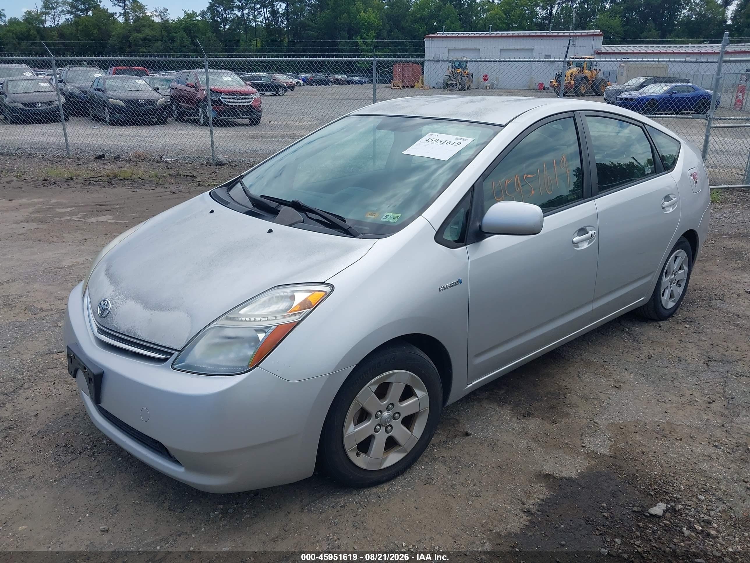 2008 Toyota Prius   Silver vin: JTDKB20U083448542