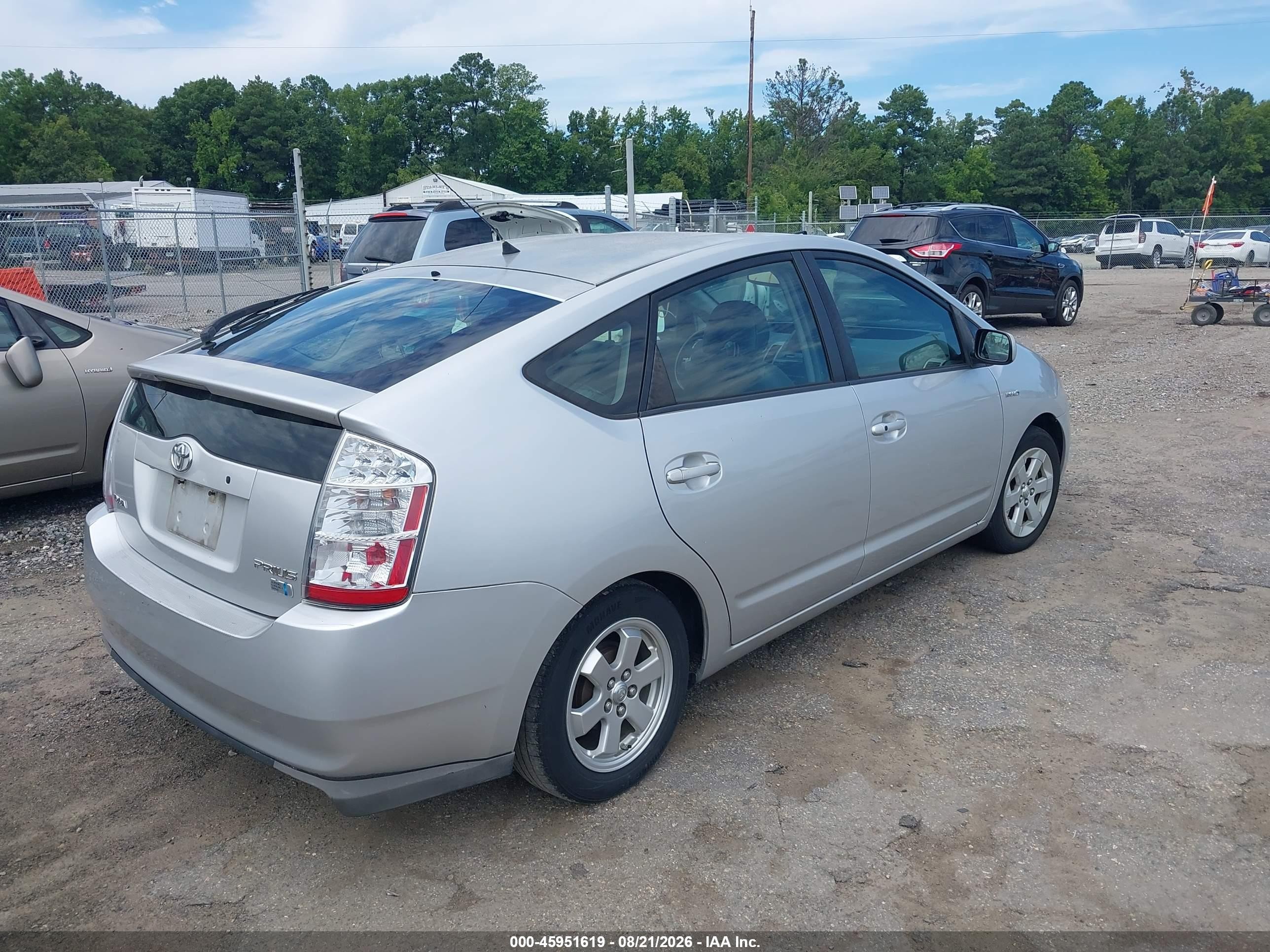2008 Toyota Prius   Silver vin: JTDKB20U083448542