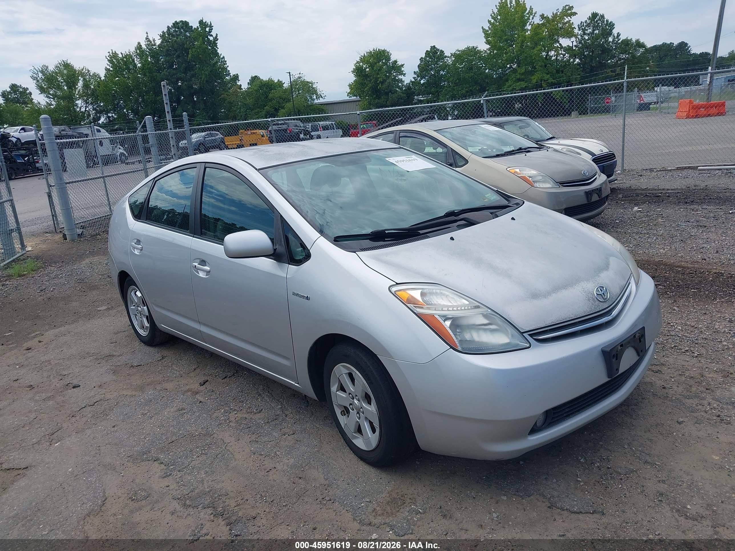 2008 Toyota Prius   Silver vin: JTDKB20U083448542