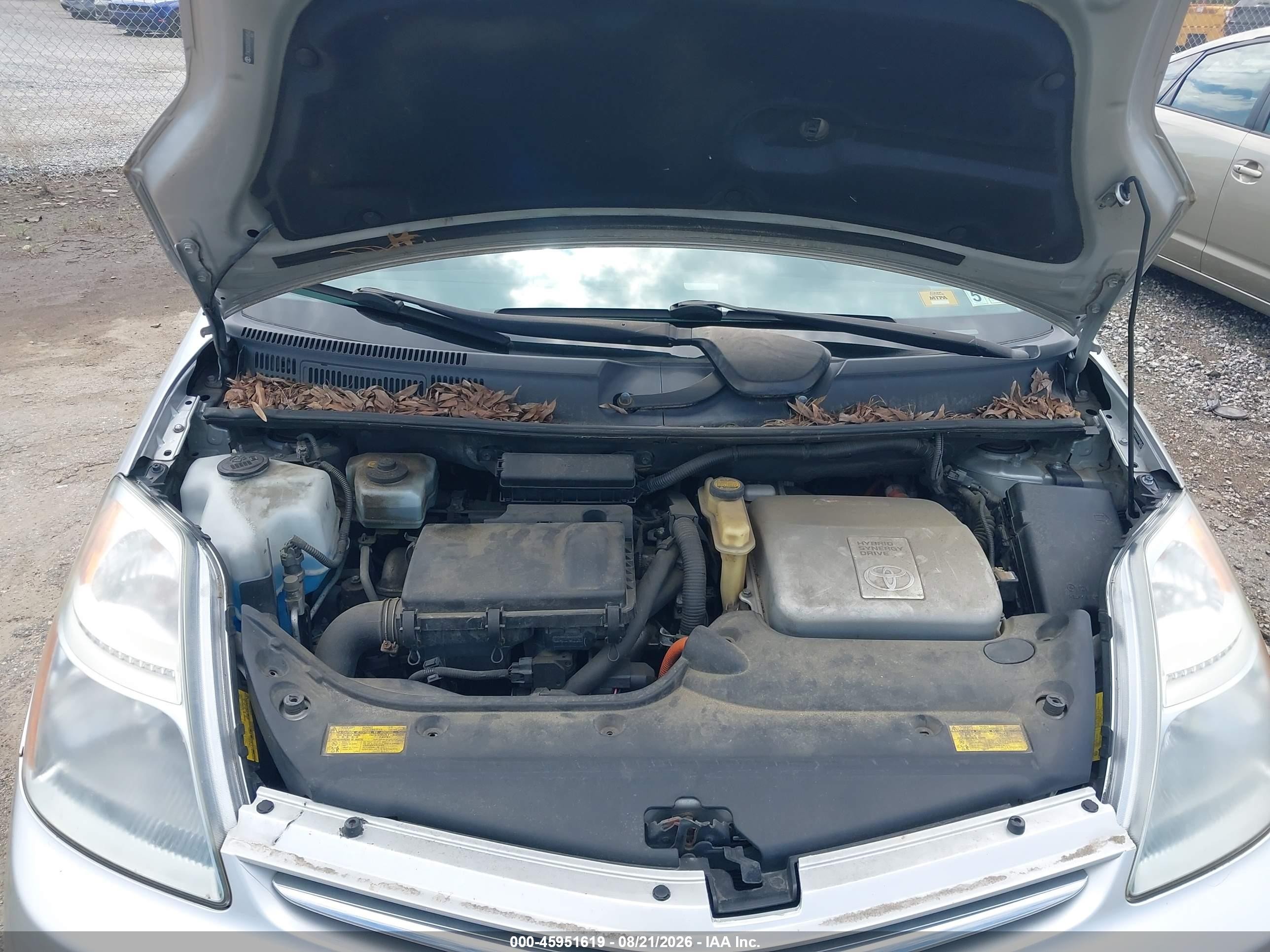 2008 Toyota Prius   Silver vin: JTDKB20U083448542