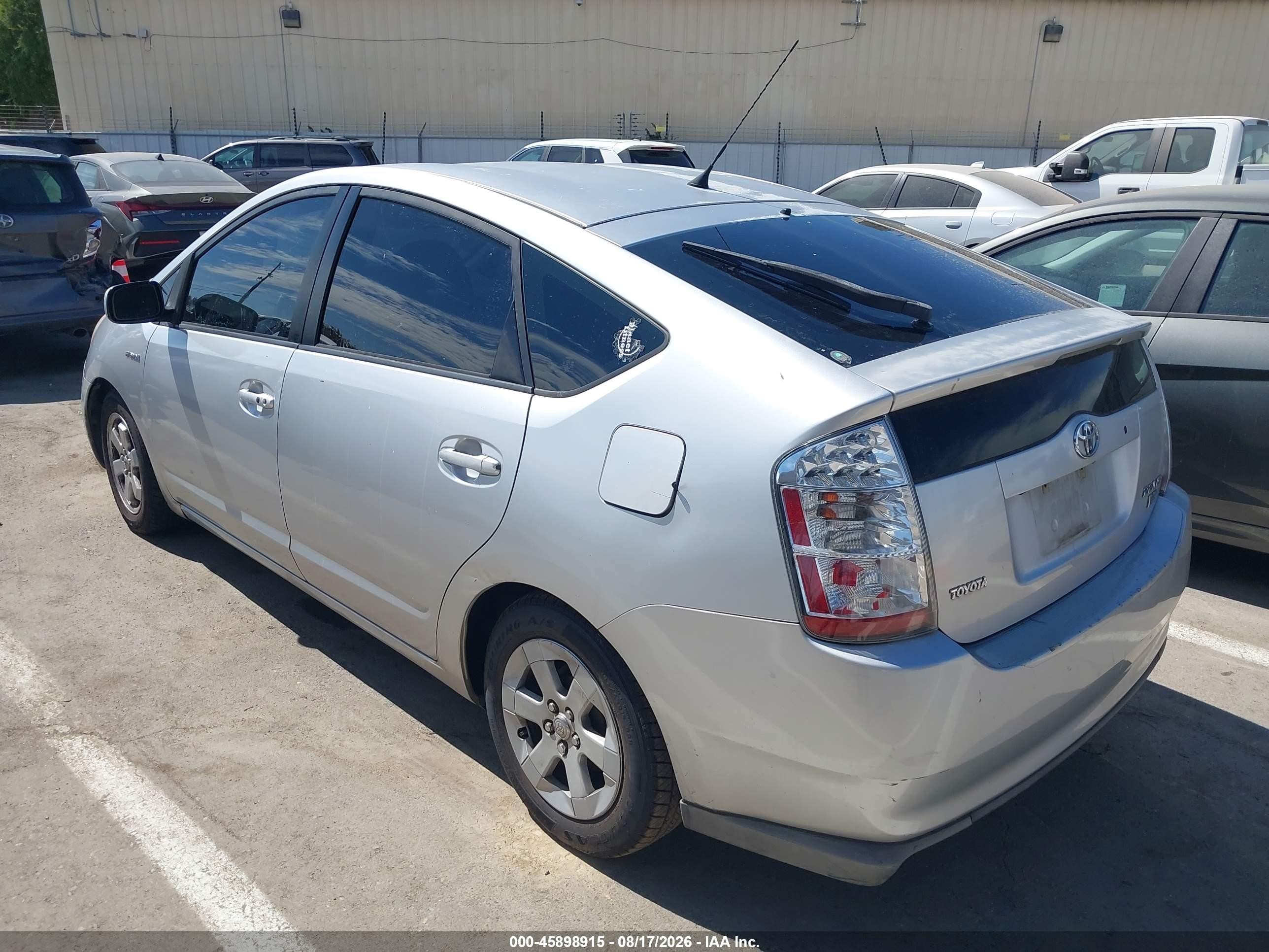 2008 Toyota Prius   Silver vin: JTDKB20U083454468