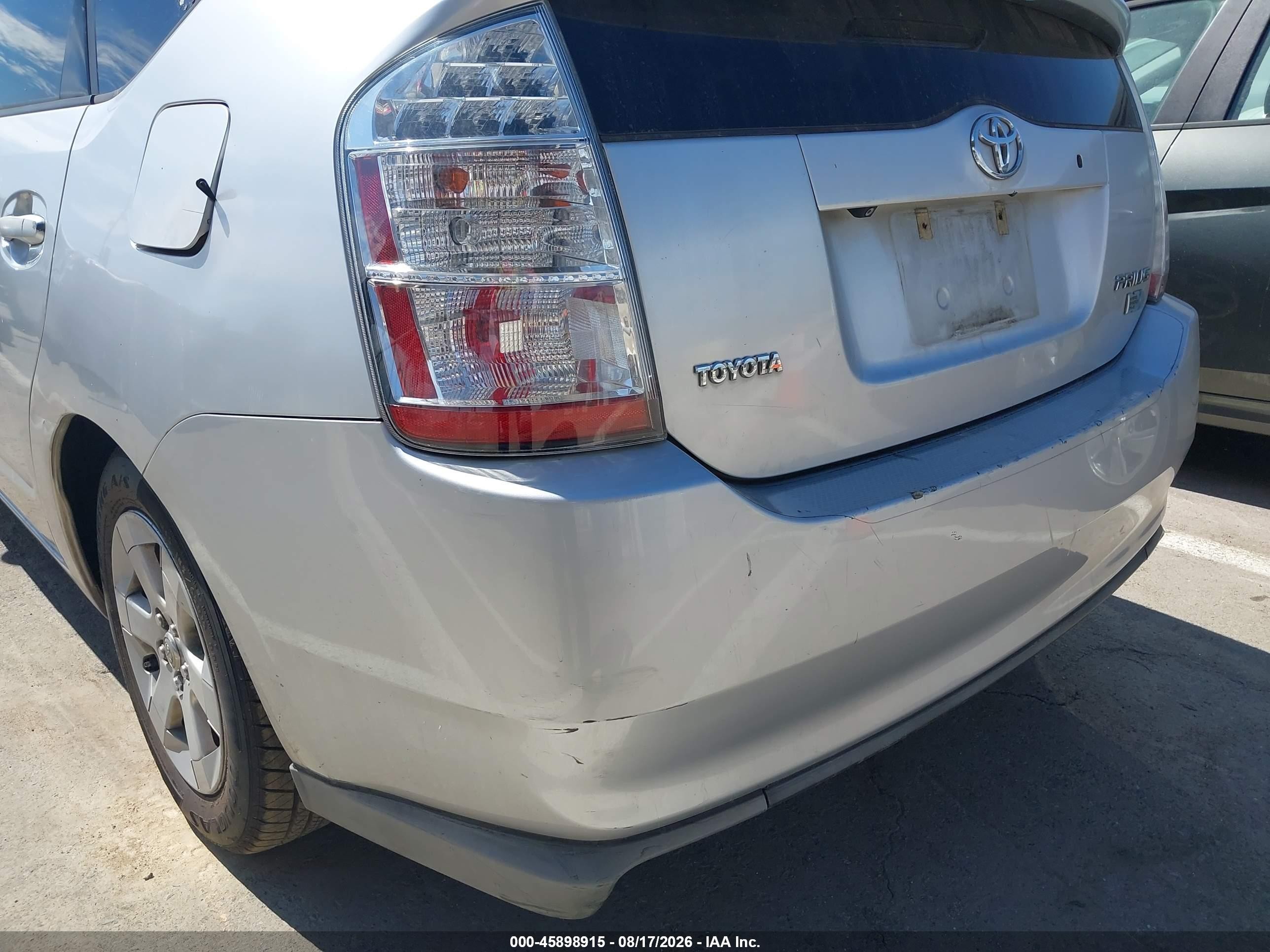 2008 Toyota Prius   Silver vin: JTDKB20U083454468