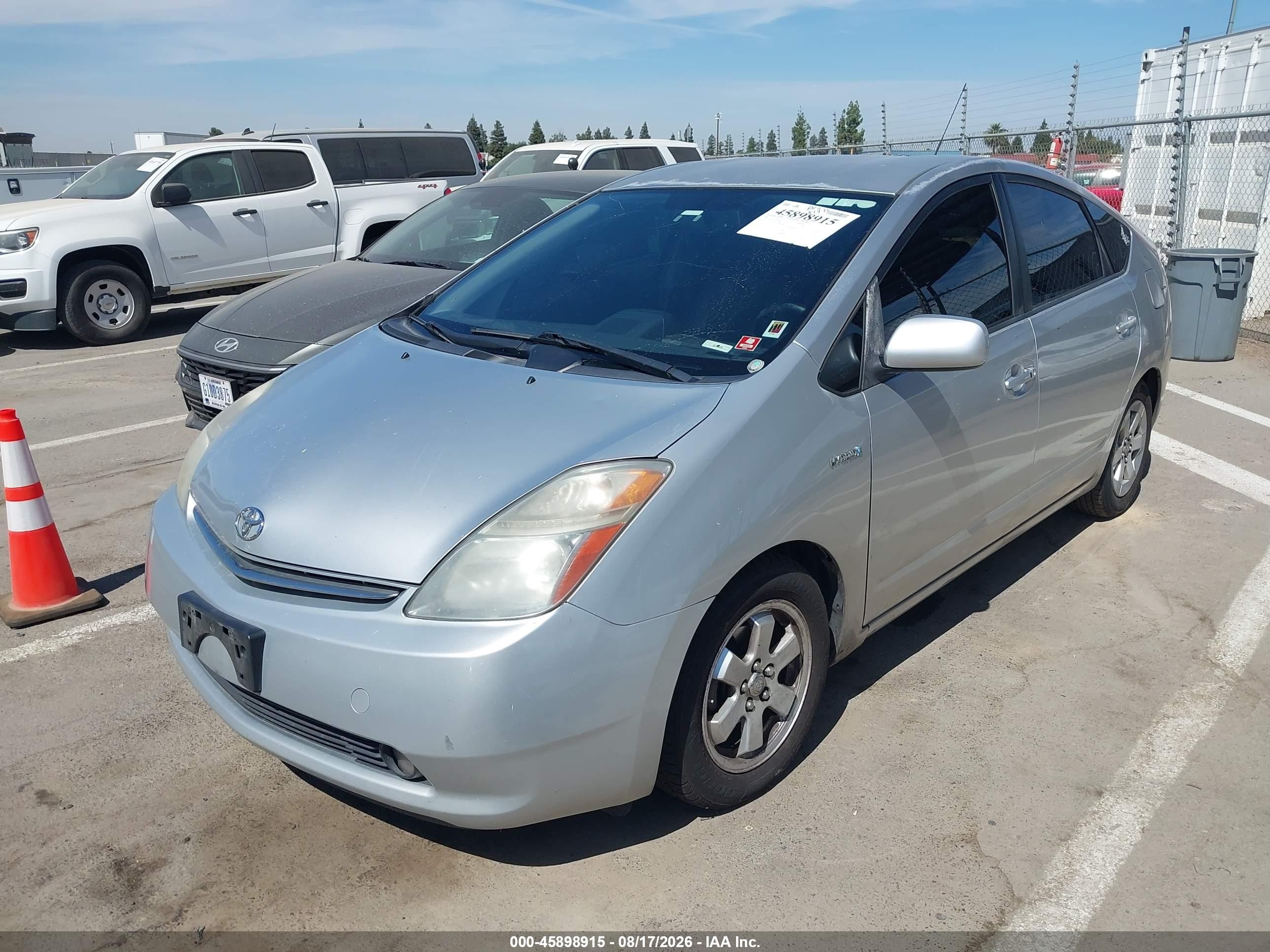 2008 Toyota Prius   Silver vin: JTDKB20U083454468