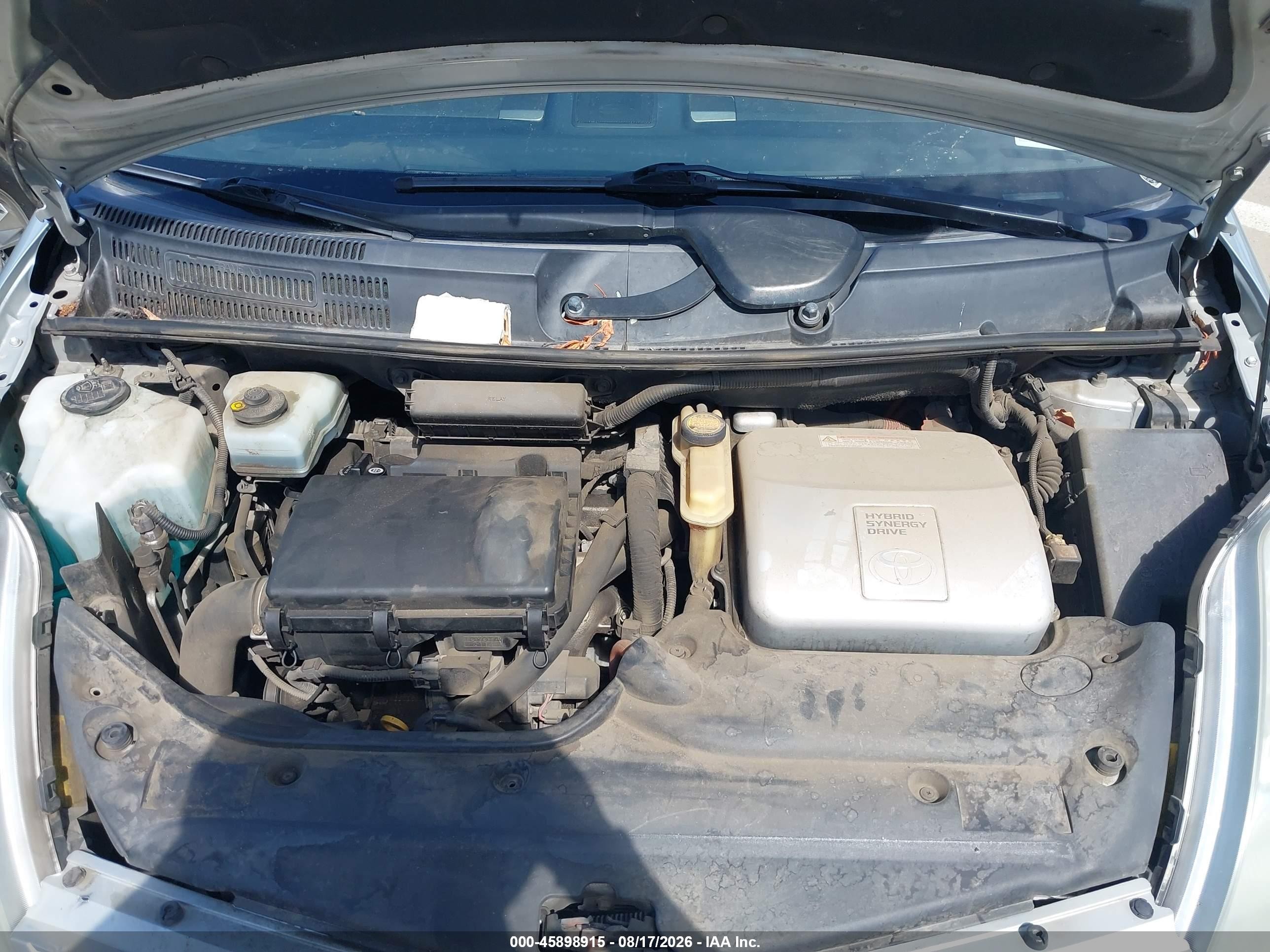 2008 Toyota Prius   Silver vin: JTDKB20U083454468