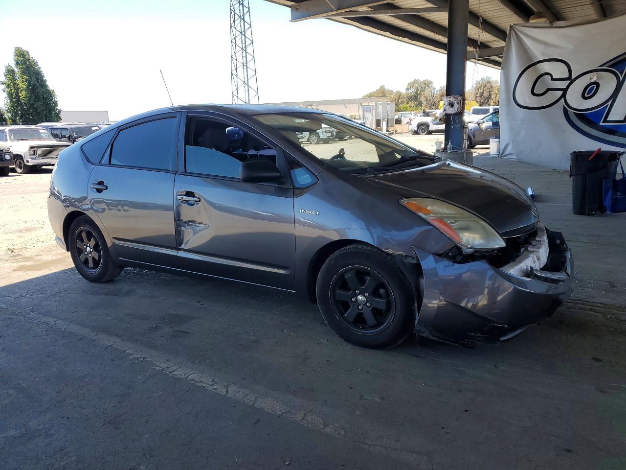 2008 Toyota Prius Base Gray vin: JTDKB20U083461324
