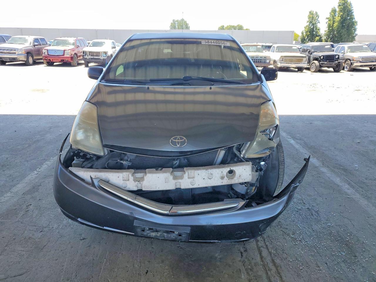 2008 Toyota Prius Base Gray vin: JTDKB20U083461324