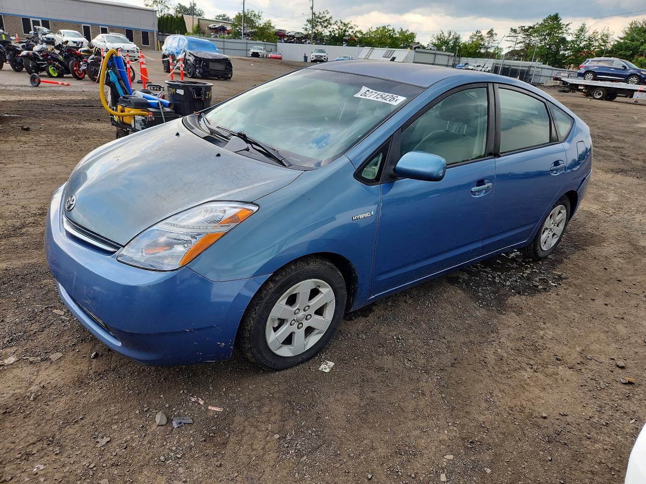 2008 Toyota Prius Base Blue vin: JTDKB20U087694886
