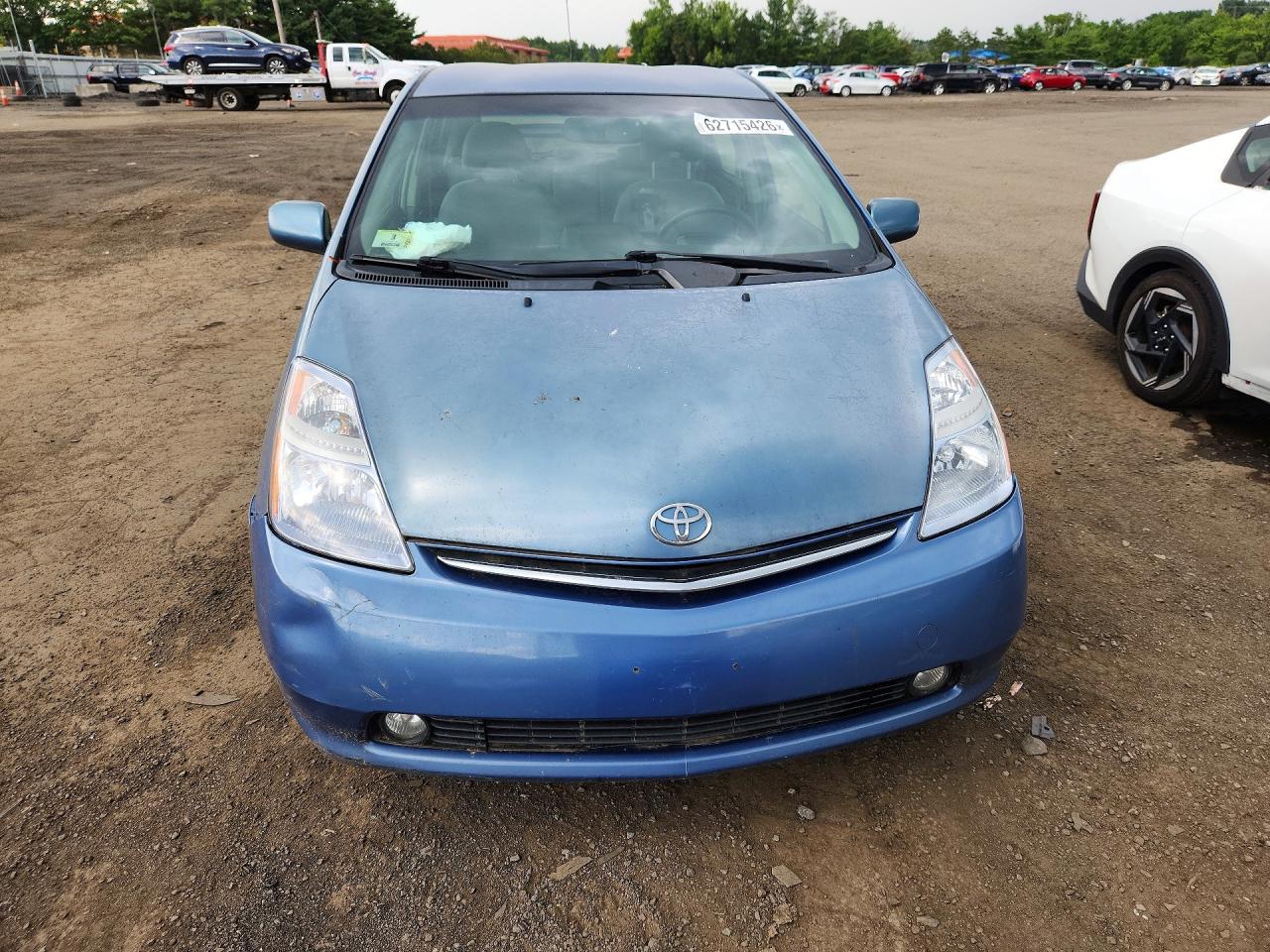 2008 Toyota Prius Base Blue vin: JTDKB20U087694886