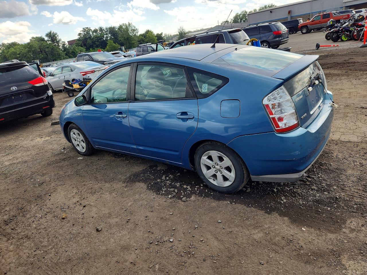 2008 Toyota Prius Base Blue vin: JTDKB20U087694886