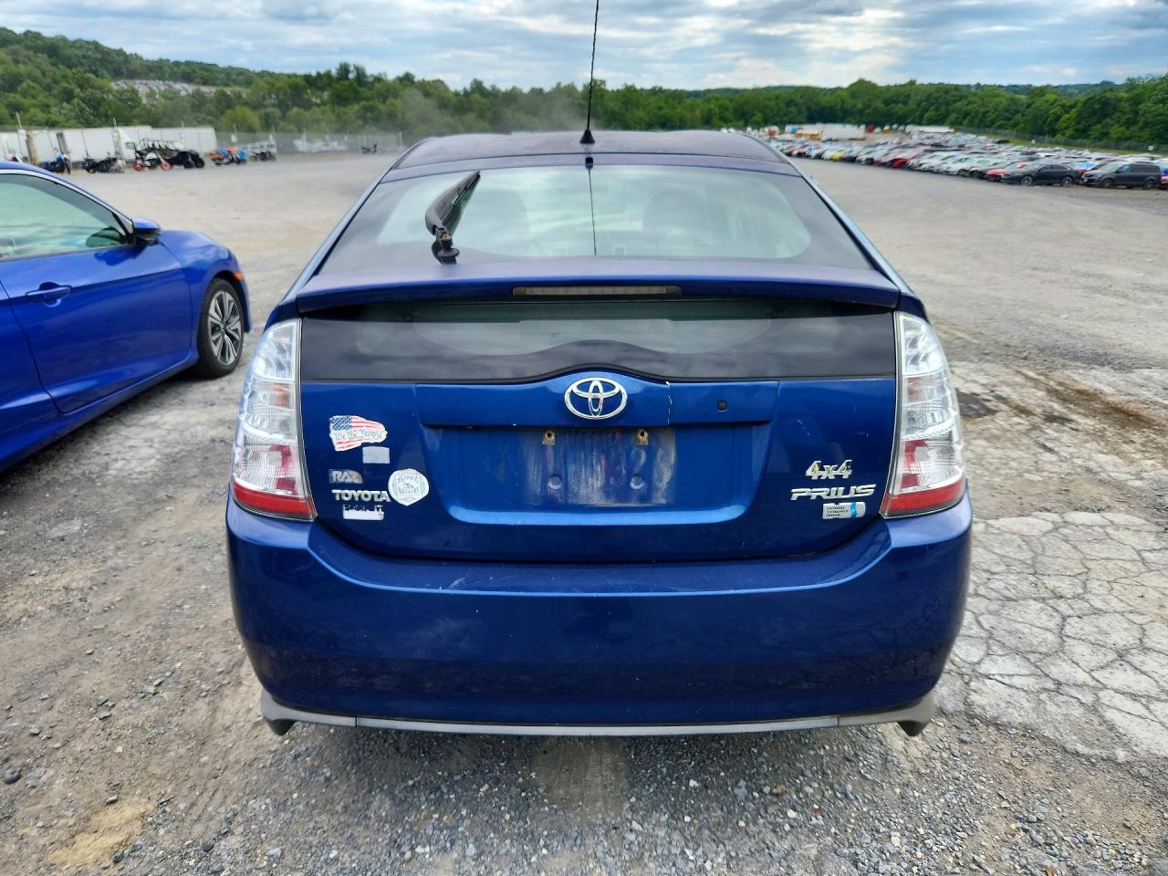 2008 Toyota Prius Base Синий vin: JTDKB20U087695097