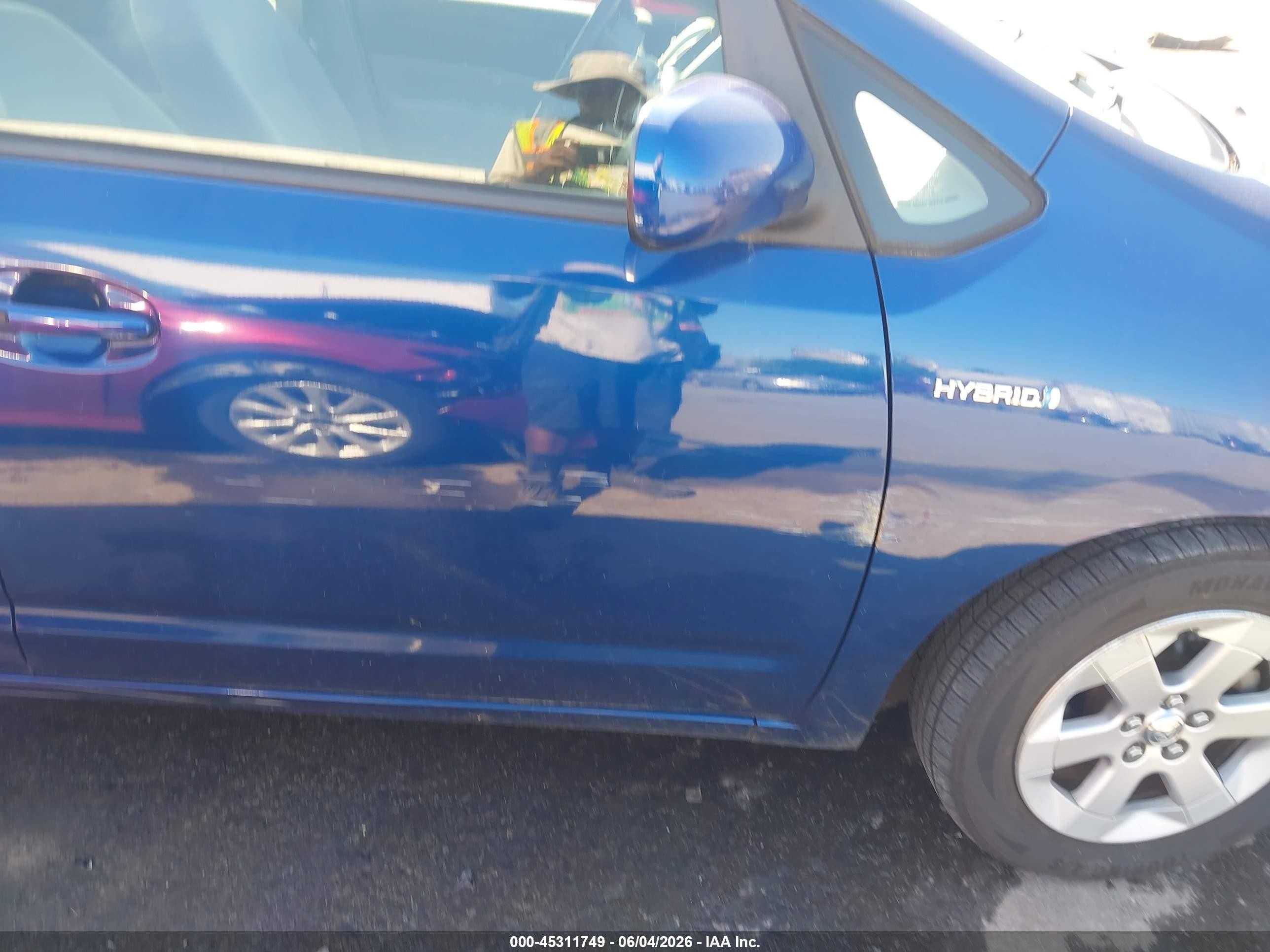 2008 Toyota Prius   Blue vin: JTDKB20U087724002
