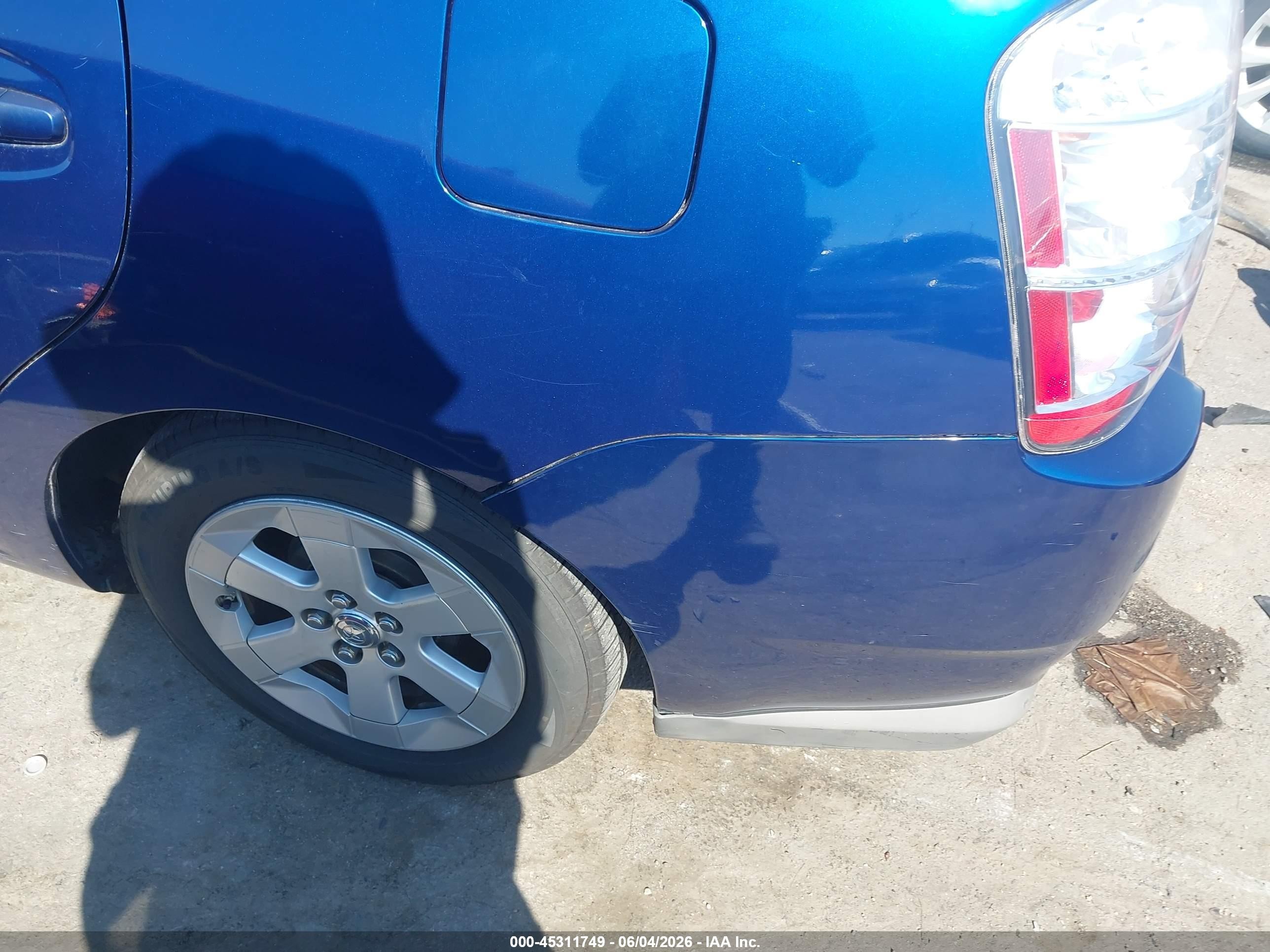 2008 Toyota Prius   Blue vin: JTDKB20U087724002