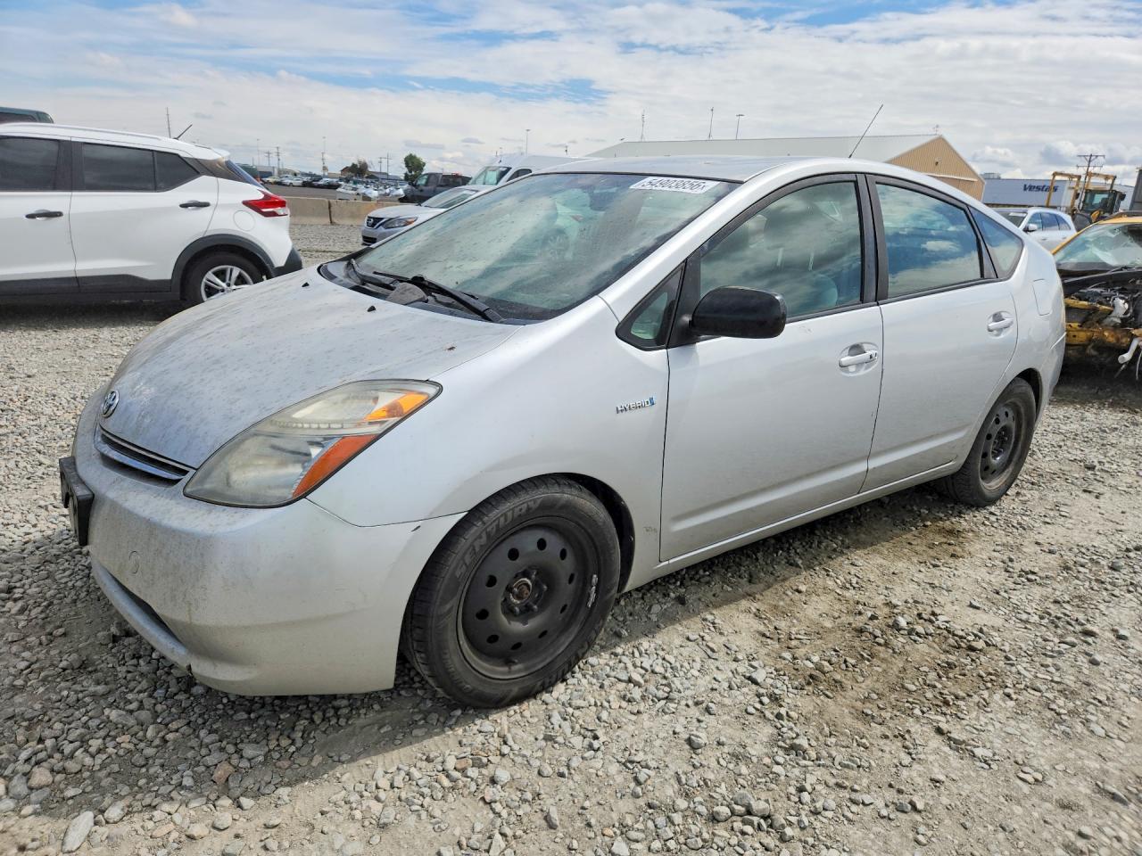 2008 Toyota Prius Base Silver vin: JTDKB20U087725828