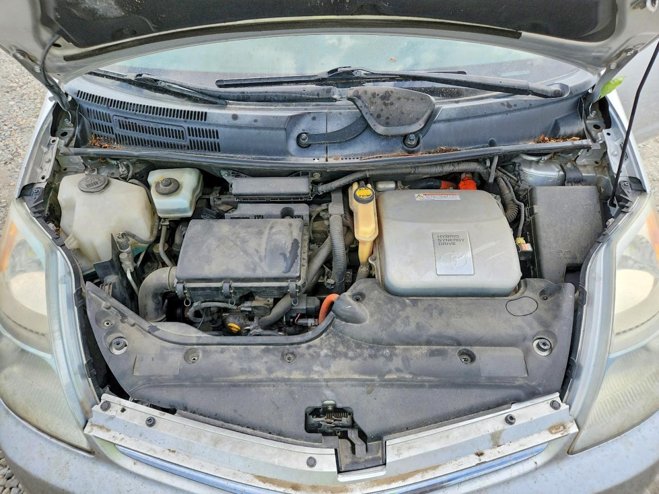 2008 Toyota Prius Base Silver vin: JTDKB20U087725828