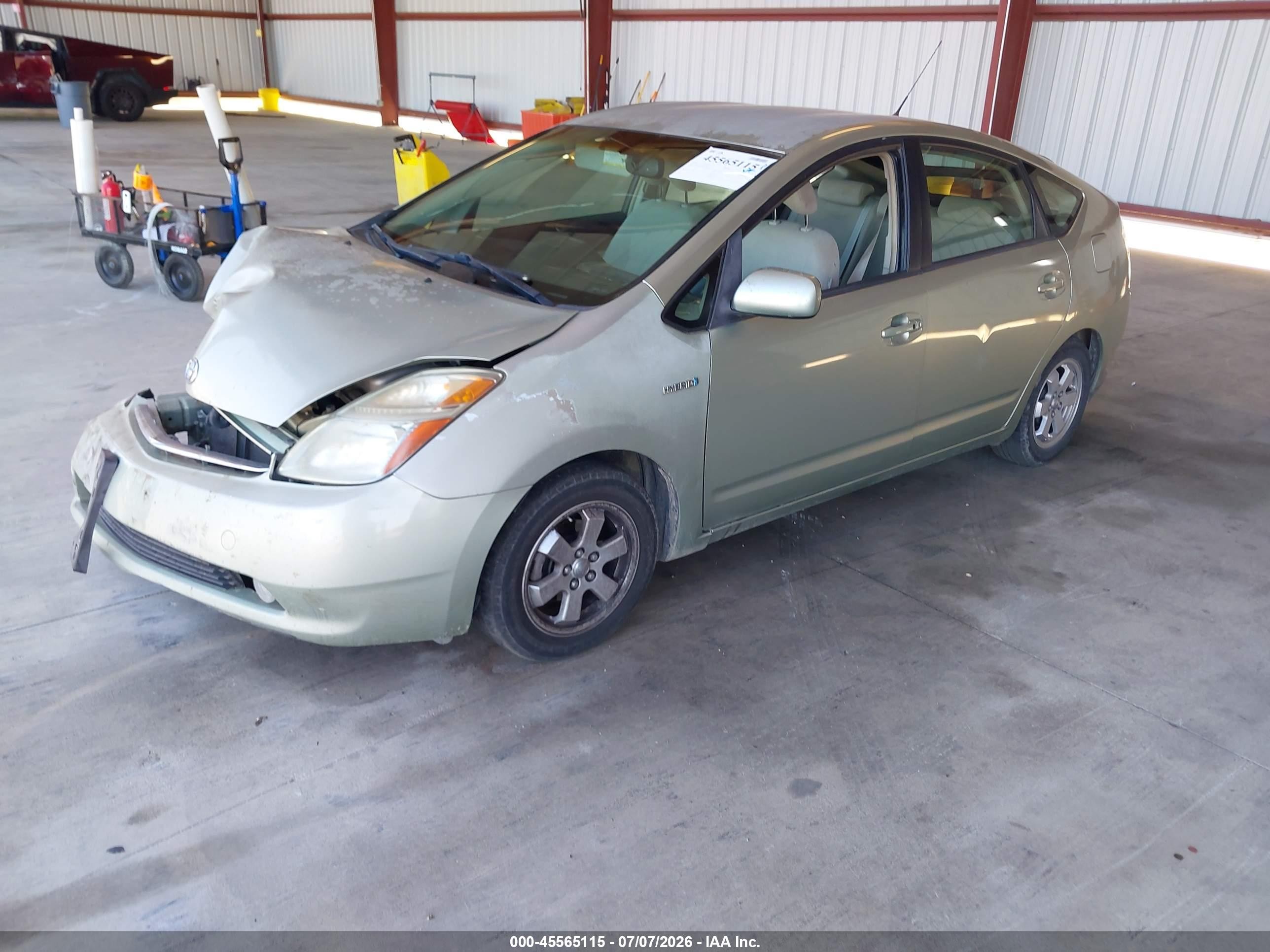 2008 Toyota Prius   Green vin: JTDKB20U087733704