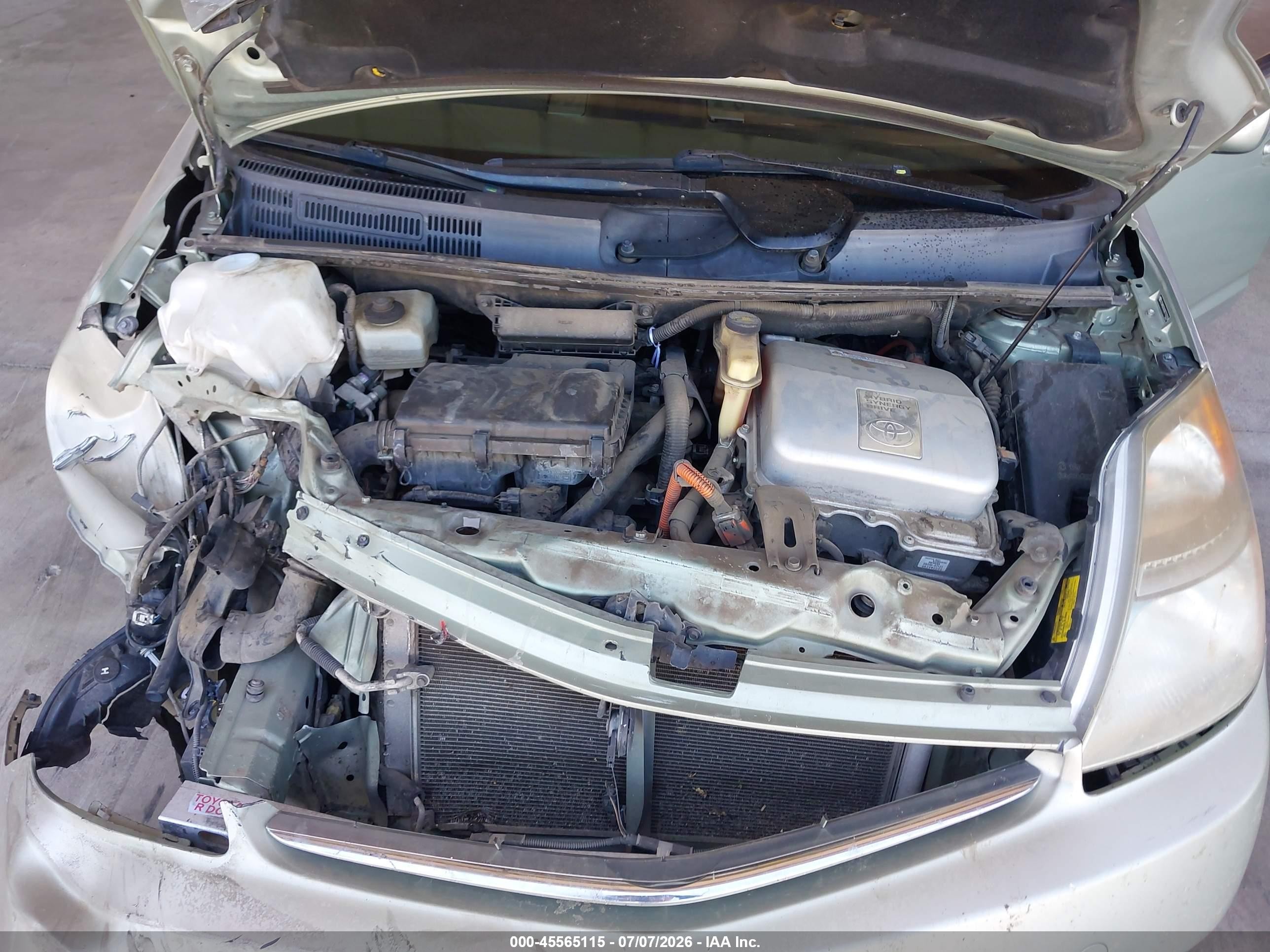 2008 Toyota Prius   Green vin: JTDKB20U087733704