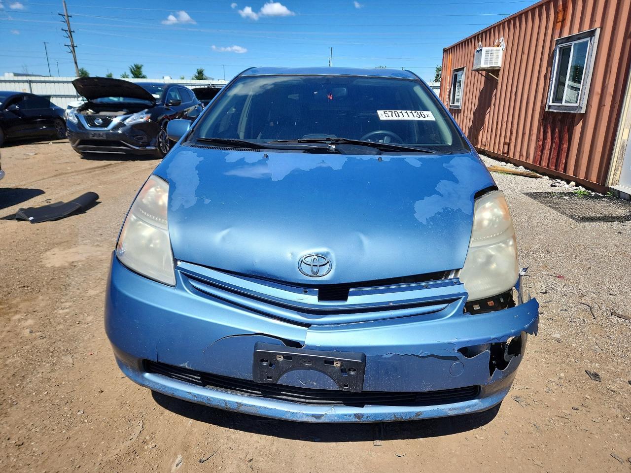 2008 Toyota Prius Base Blue vin: JTDKB20U087794258