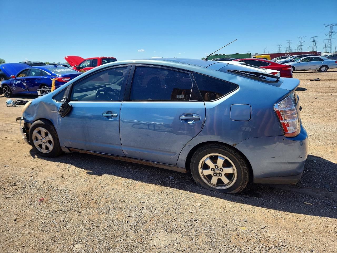 2008 Toyota Prius Base Blue vin: JTDKB20U087794258