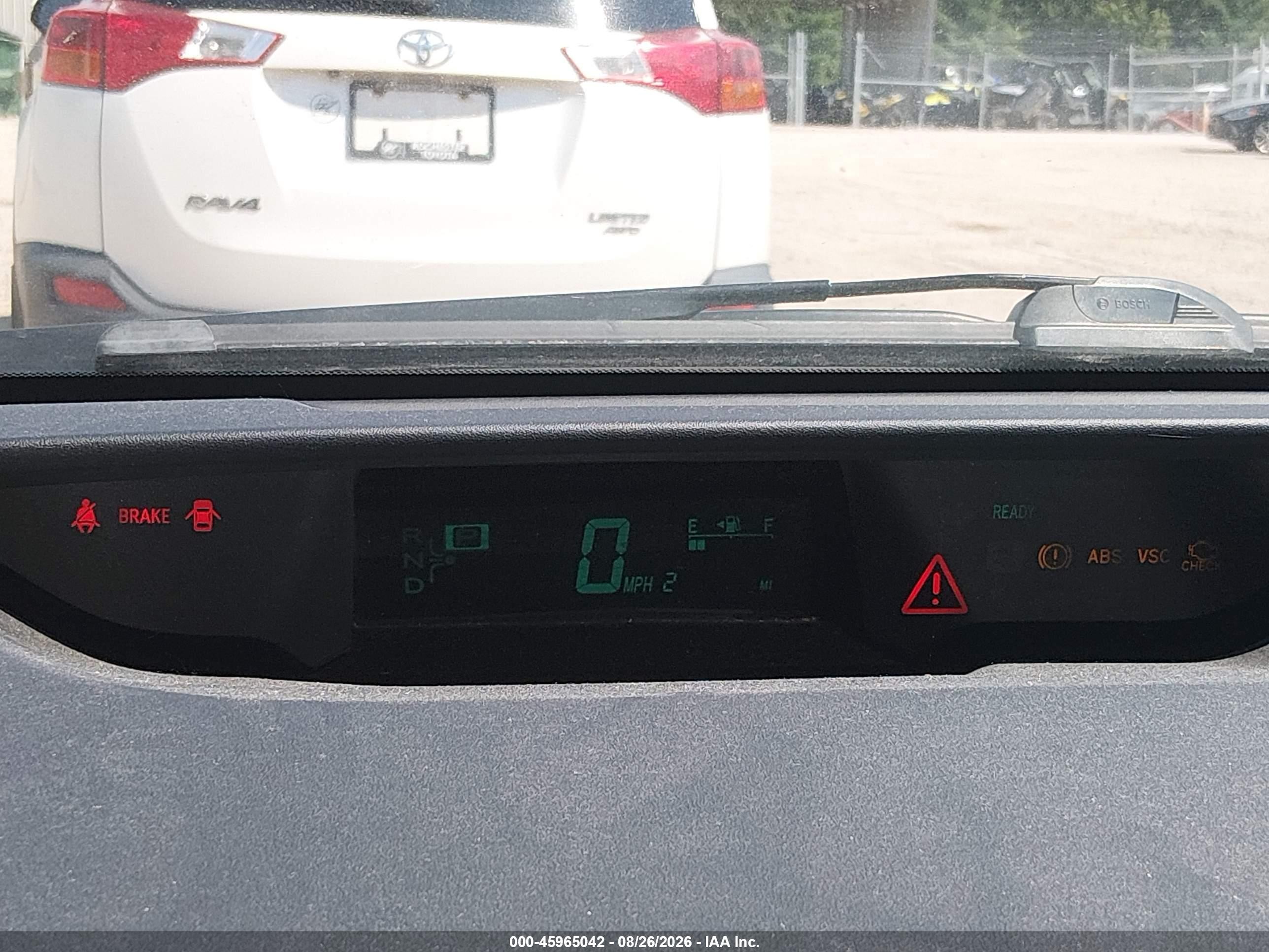 2008 Toyota Prius   Красный vin: JTDKB20U087800348