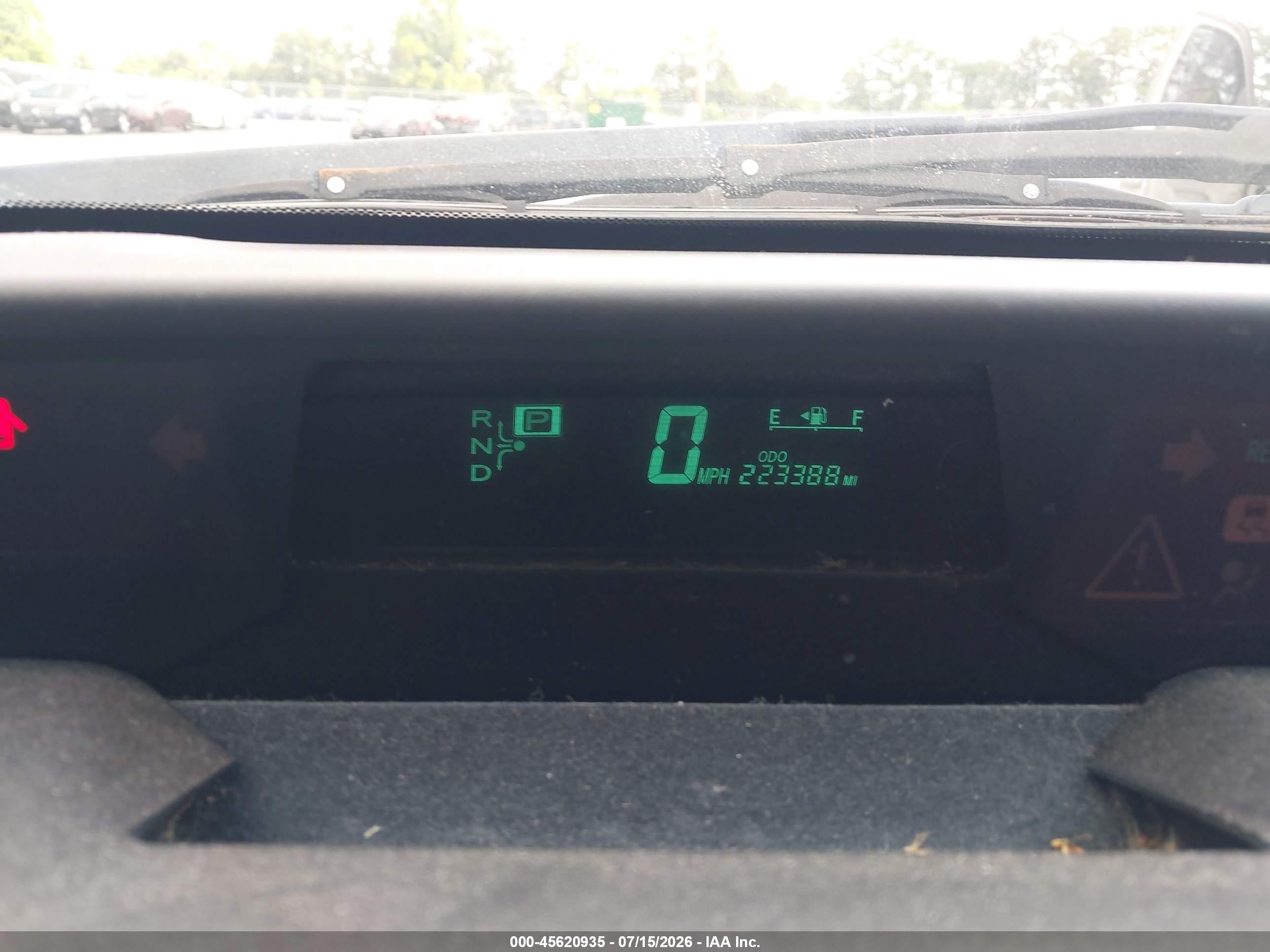 2008 Toyota Prius   Gray vin: JTDKB20U087807932
