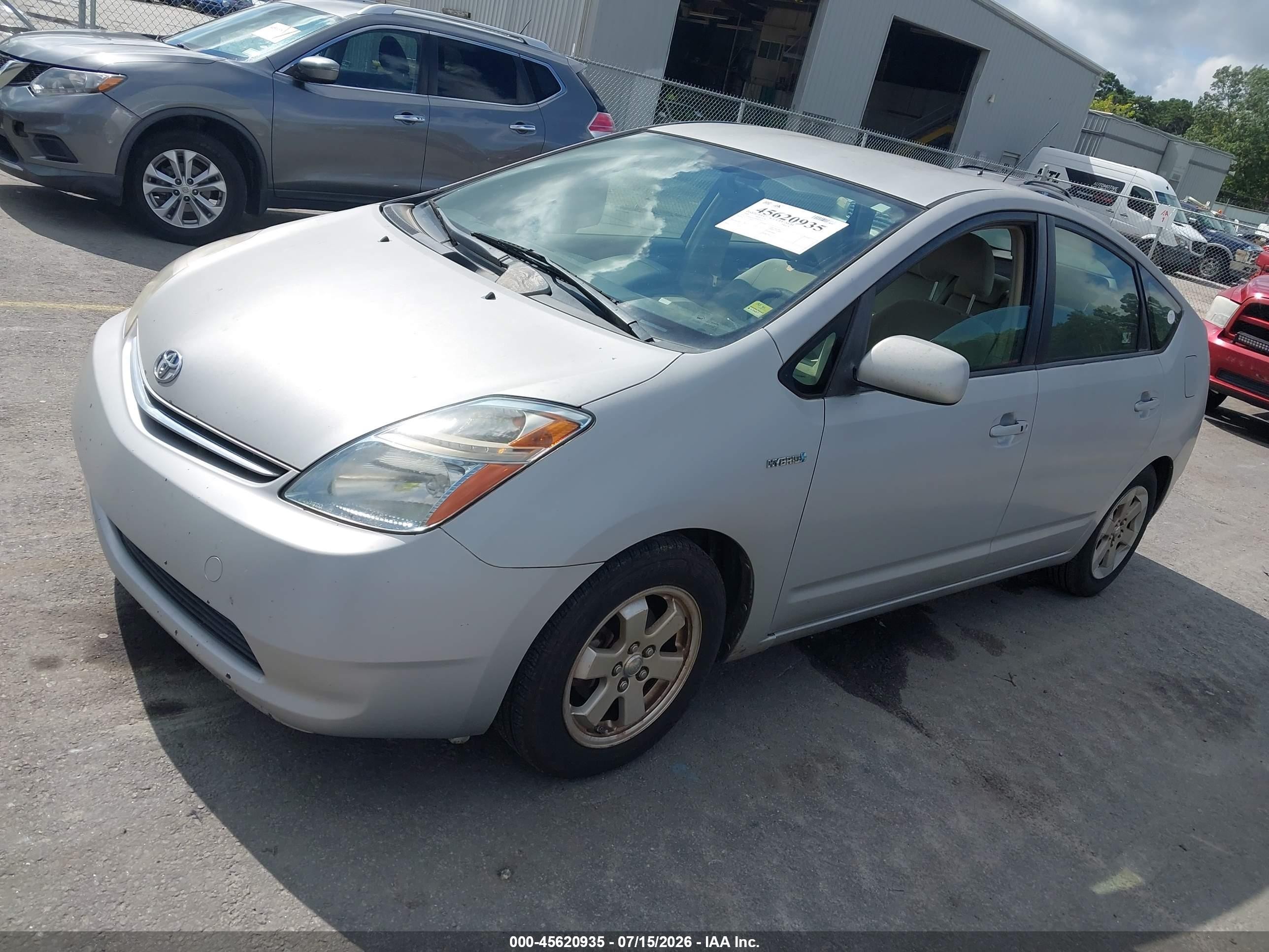 2008 Toyota Prius   Gray vin: JTDKB20U087807932