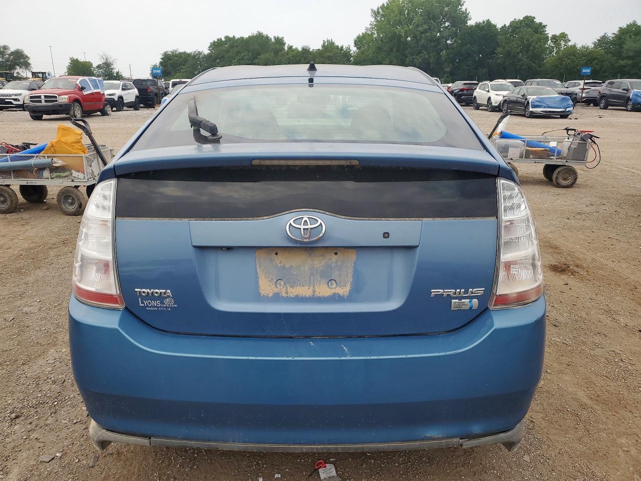 2008 Toyota Prius Base Blue vin: JTDKB20U087812824