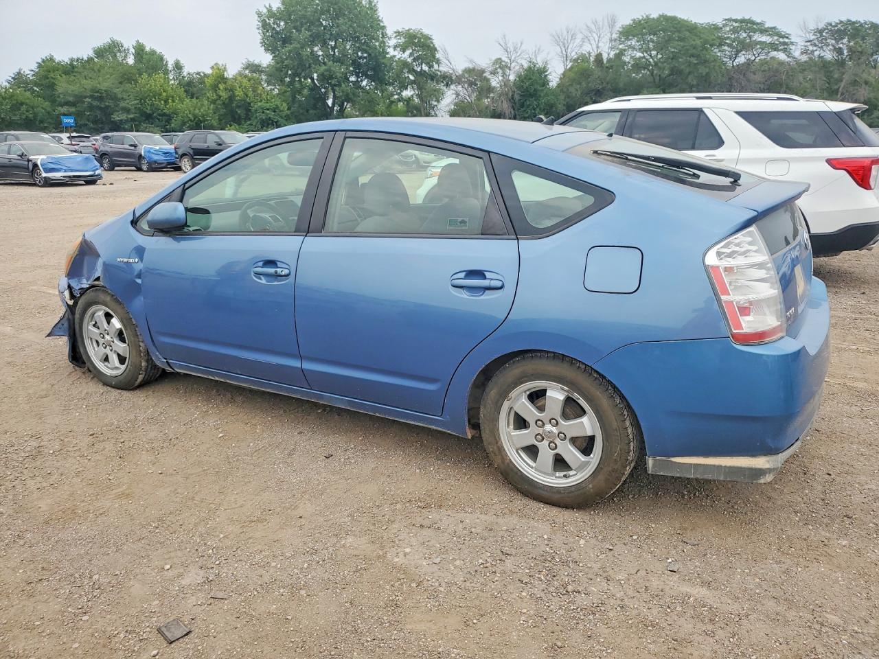 2008 Toyota Prius Base Blue vin: JTDKB20U087812824