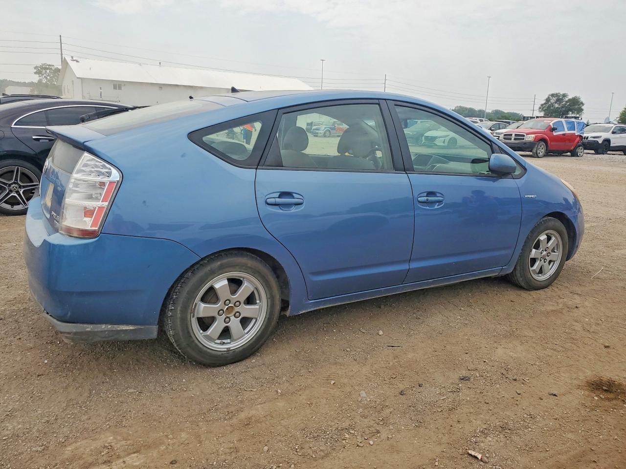 2008 Toyota Prius Base Blue vin: JTDKB20U087812824